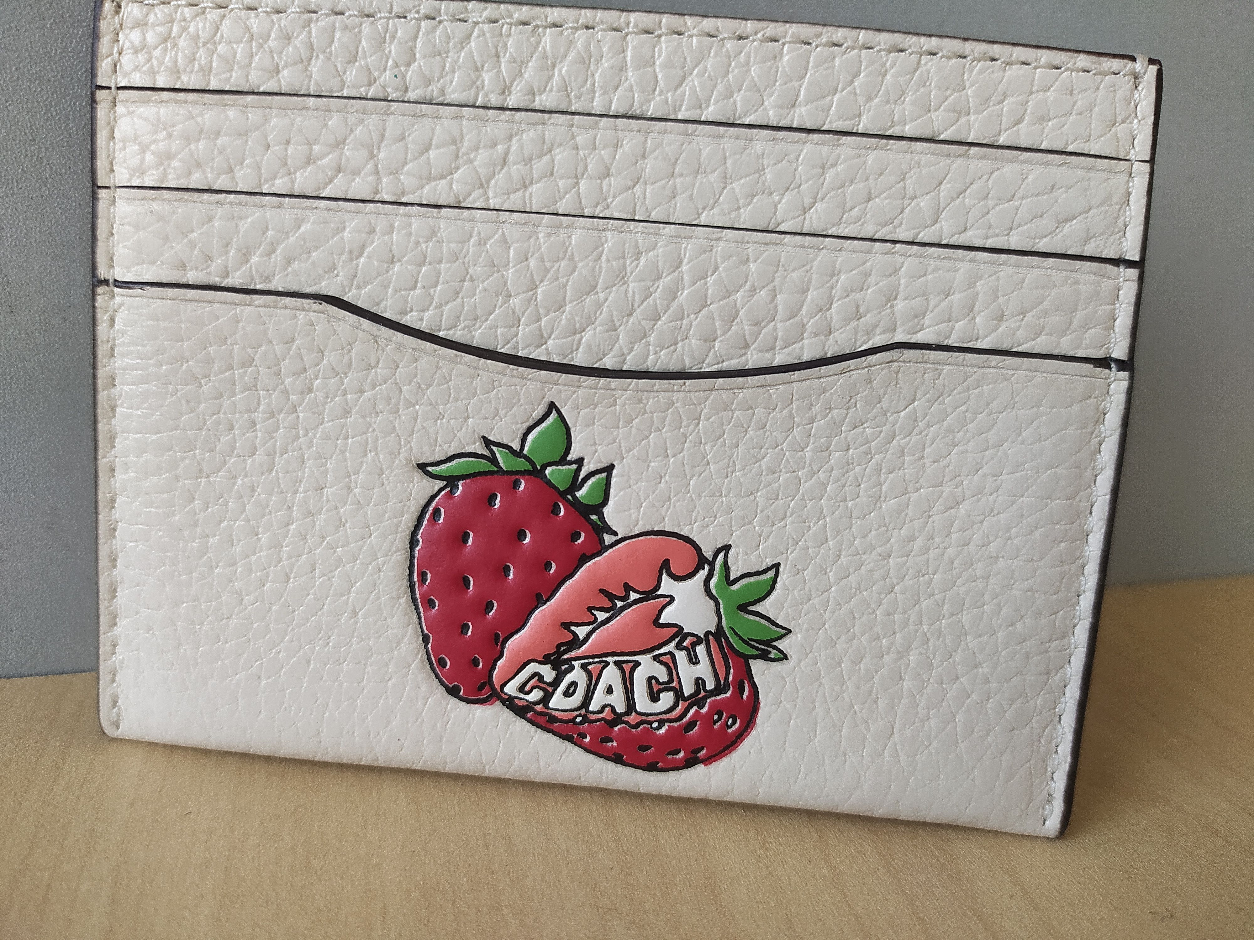 Coach Coach Leather Slim Credit Card case Free Shipping T/1908 Size ONE SIZE - 2 Thumbnail