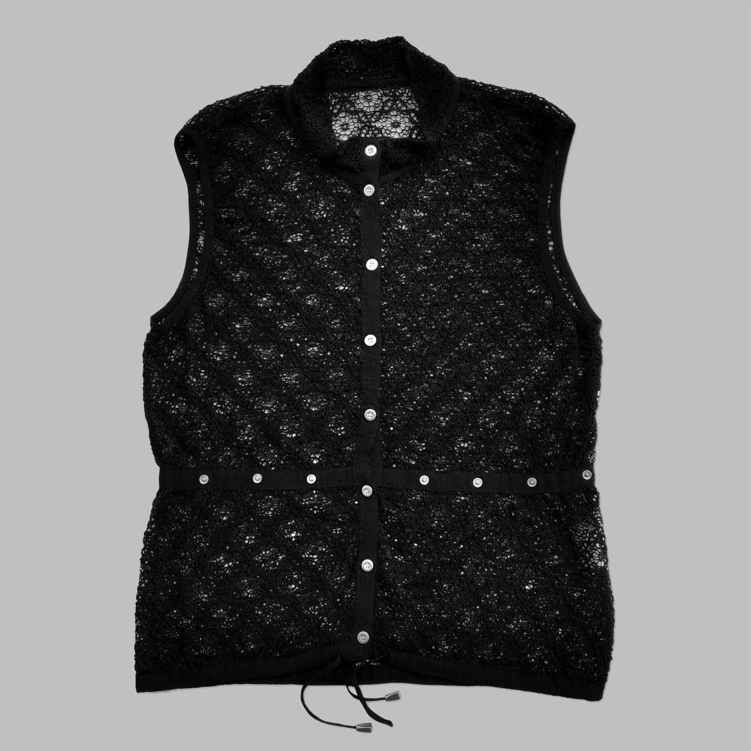 If Six Was Nine Vintage 90's FEBRERO Japanese Brand Mesh Tanktop Size M / US 6-8 / IT 42-44 - 1 Thumbnail