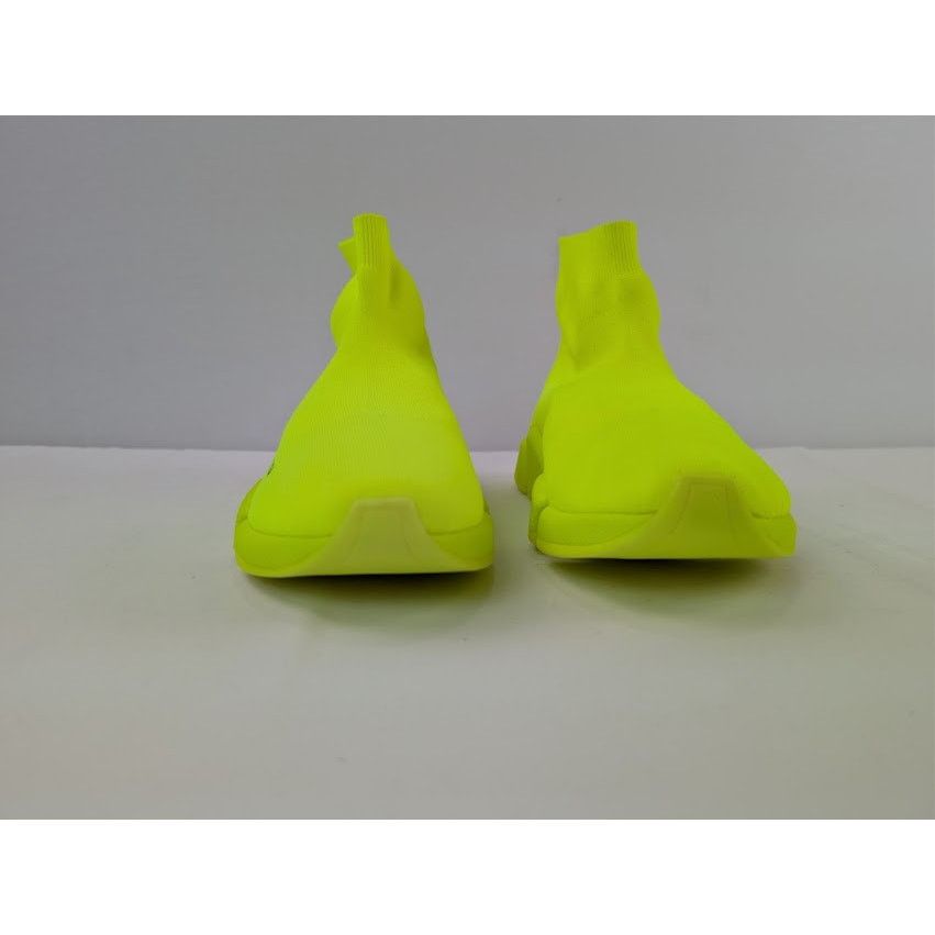 Balenciaga o1rshd1 Speed 2.0 Recycled Knit Sneakers in Fluo Yellow Size US 11 / EU 44 - 10 Thumbnail