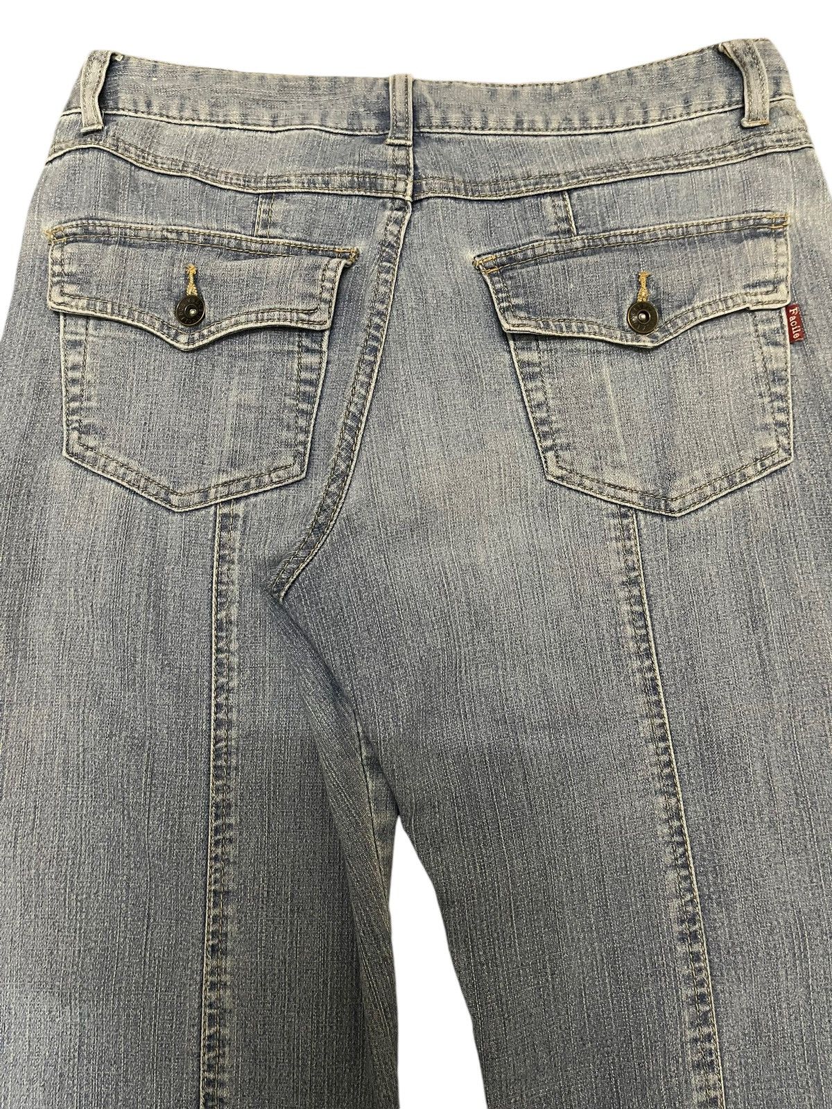 Hysteric Glamour Vintage Japanese Brand Blue Wash Style Wide Leg Jeans Size US 30 / EU 46 - 6 Thumbnail