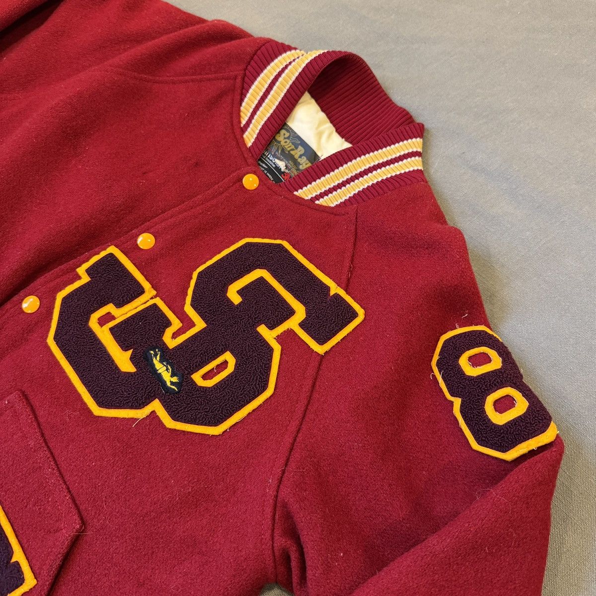 Other 1970’s ST. JOSEPH 3M LETTERMAN JACKET Size US M / EU 48-50 / 2 - 3 Thumbnail