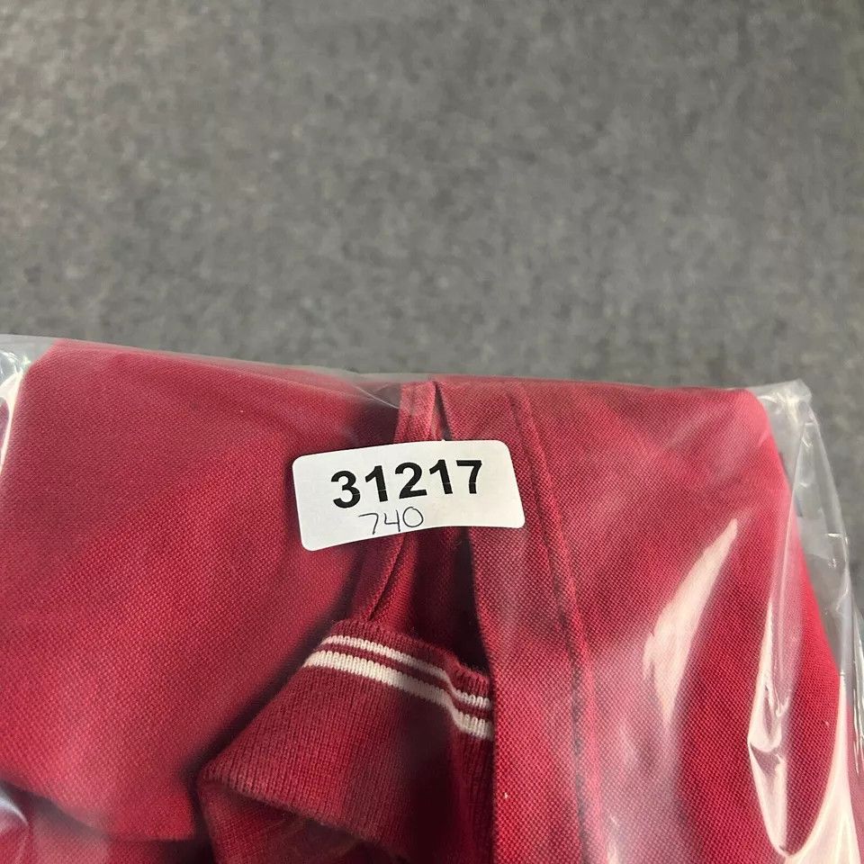 Other John Langford Polo Shirt Adults Large Red London Cotton Mens Size US L / EU 52-54 / 3 - 8 Thumbnail