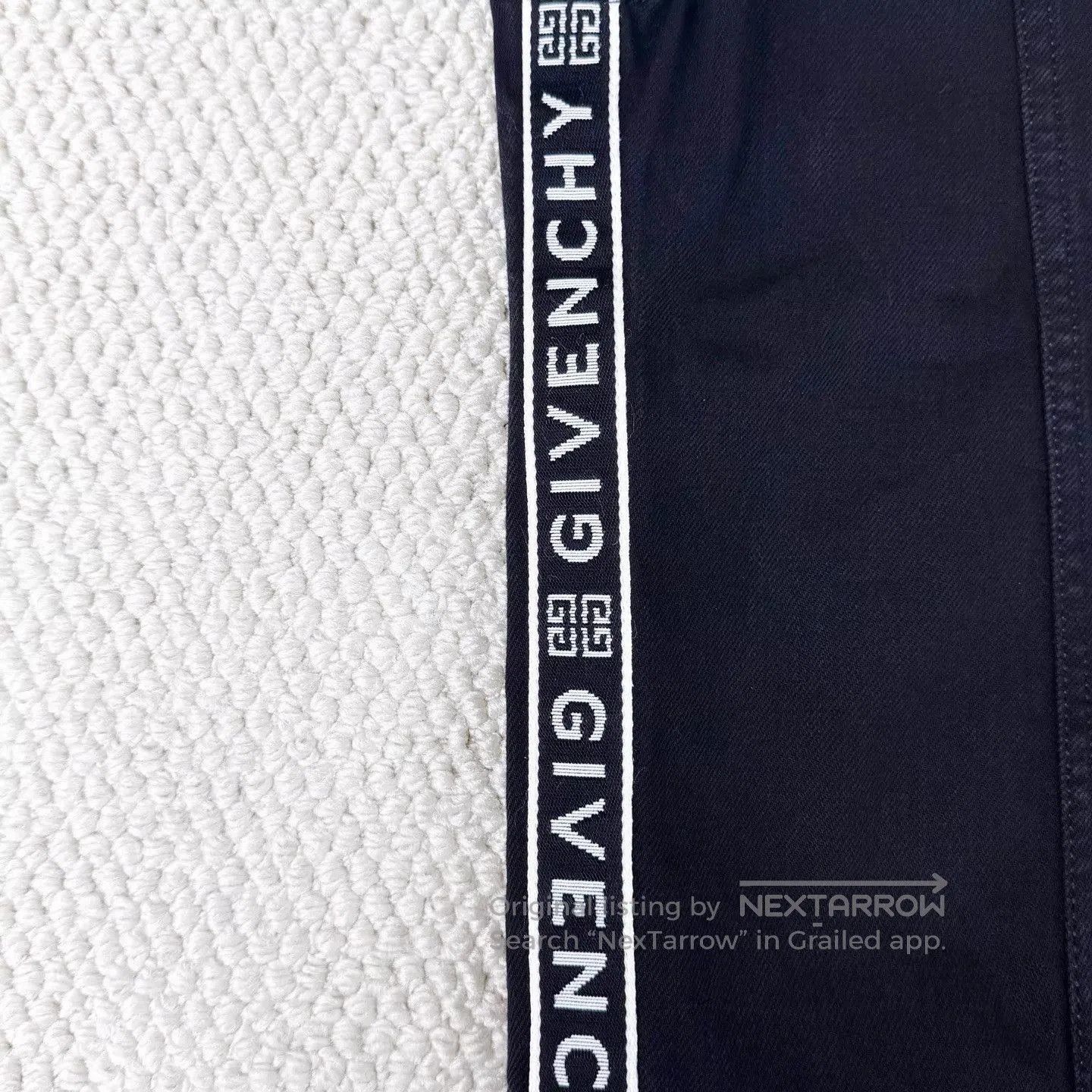 Givenchy Black Denim Jacket with Button Front and Pockets. Size US M / EU 48-50 / 2 - 4 Thumbnail