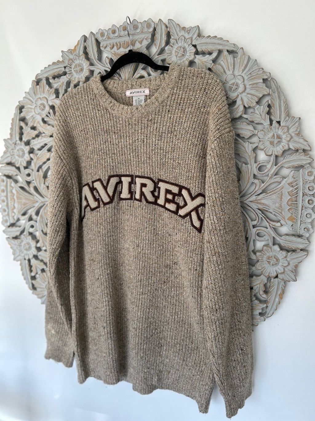 Avirex Vintage Avirex Thick Wool Pullover Knit Crewneck - Medium Size US M / EU 48-50 / 2 - 3 Thumbnail