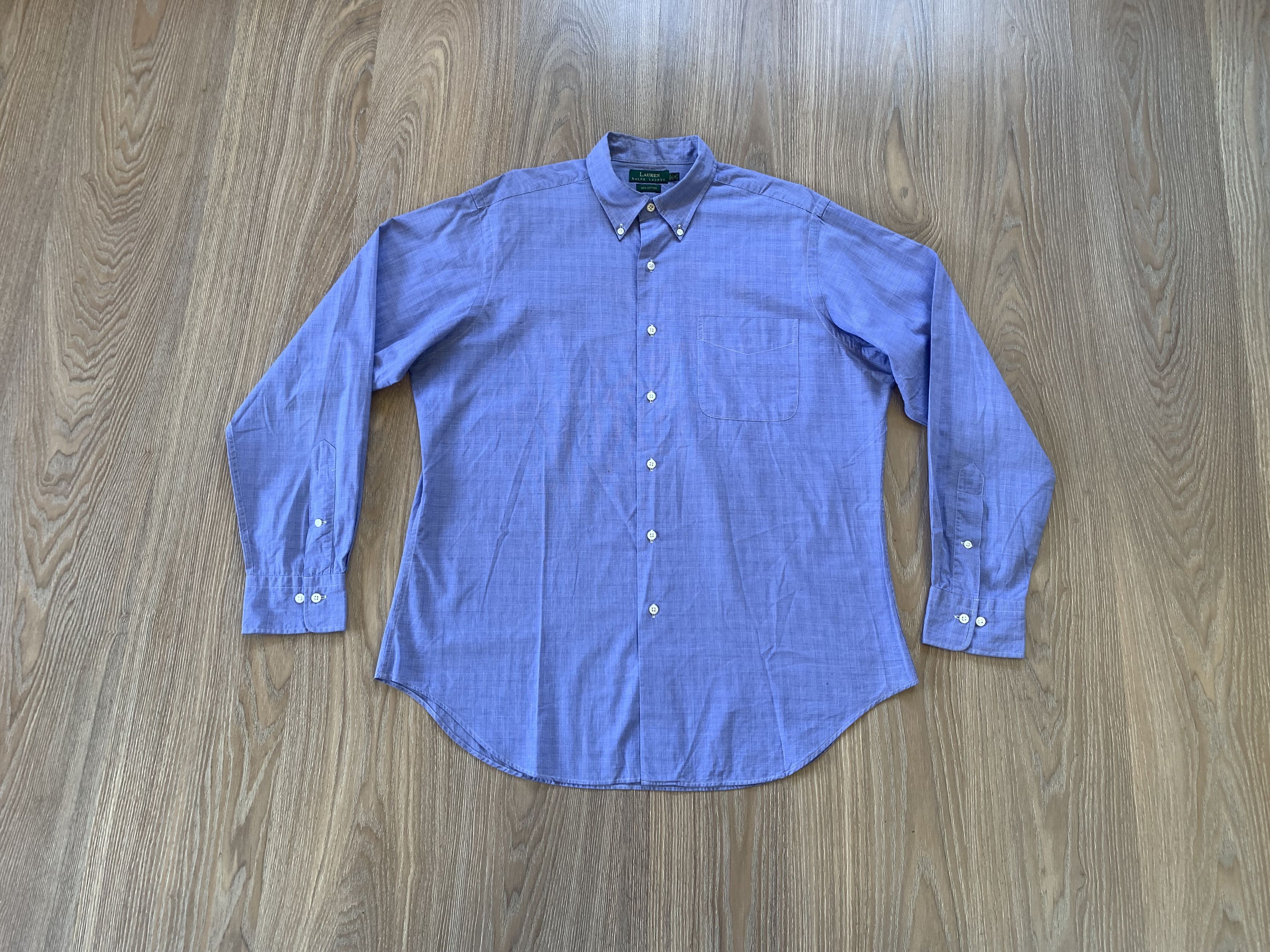 Lauren Ralph Lauren Lauren Ralph Lauren Men's Vintage Button Down Dress Shirt Size US L / EU 52-54 / 3 - 8 Thumbnail