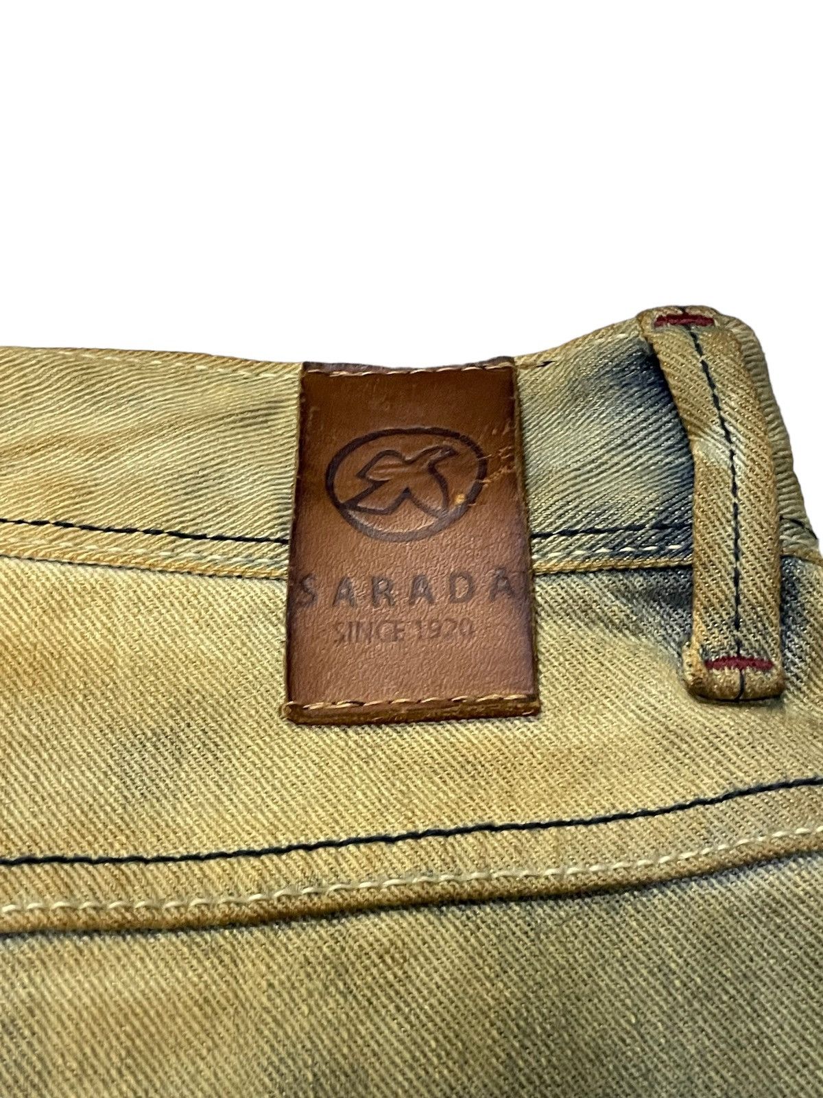 Japanese Brand × semanticdesign Sarada Japan Boro knee Patch Work Mud Wash Crotch Jeans Size US 30 / EU 46 - 17 Thumbnail