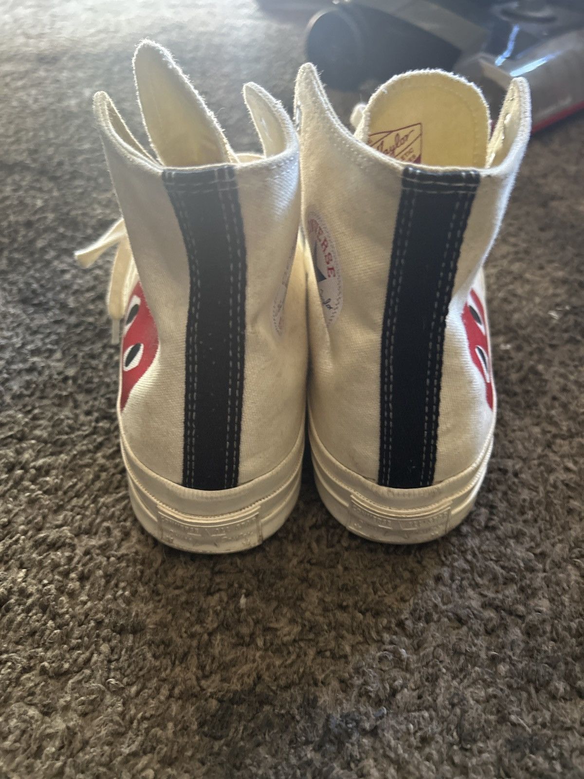 Comme des Garcons Como des garcon chuck taylor hi-tops Size US 9 / EU 42 - 3 Thumbnail