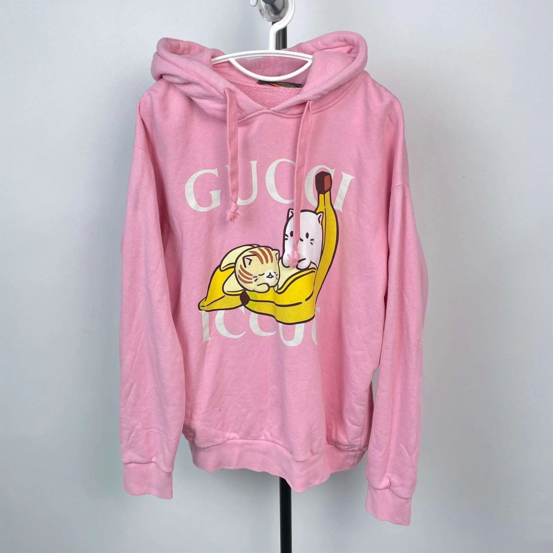 Gucci Gucci Pink Bananya x Hoodie M Size M / US 6-8 / IT 42-44 - 1 Thumbnail