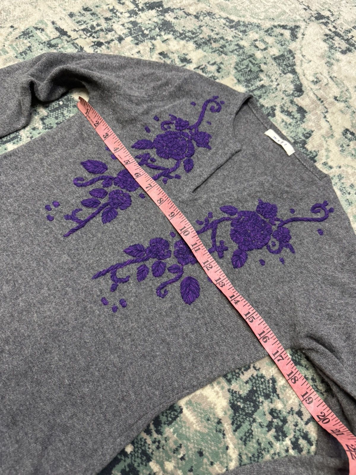 Japanese Brand × Y's × Yohji Yamamoto VTG WXYZ WORKSHOP BY YOHJI YAMAMOTO KNITWEAR TOP SHIRT Size S / US 4 / IT 40 - 4 Thumbnail