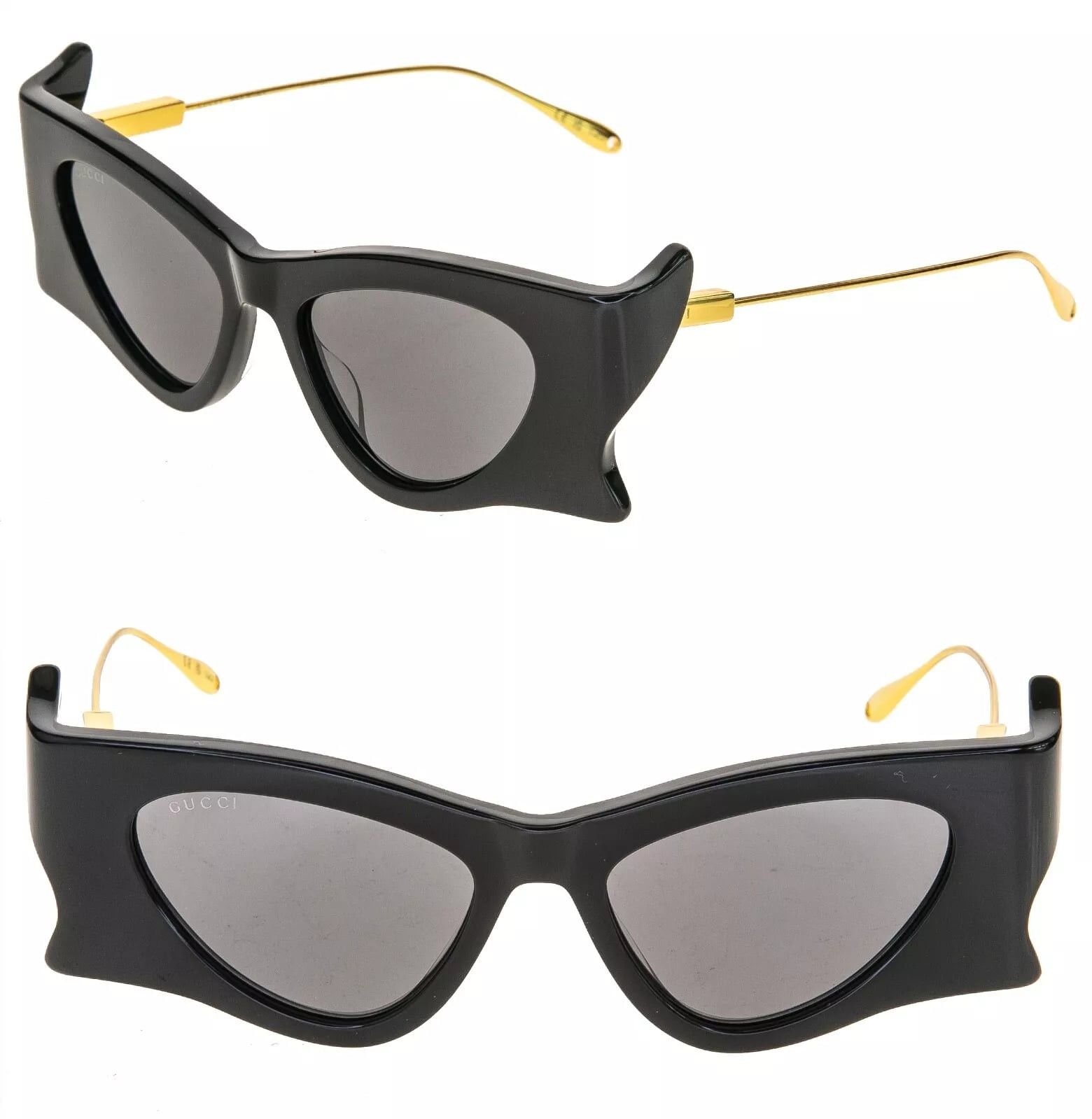 Gucci GUCCI 1328 Black Designer Rectangular Mask Gg1328S 001 Size ONE SIZE - 1 Thumbnail