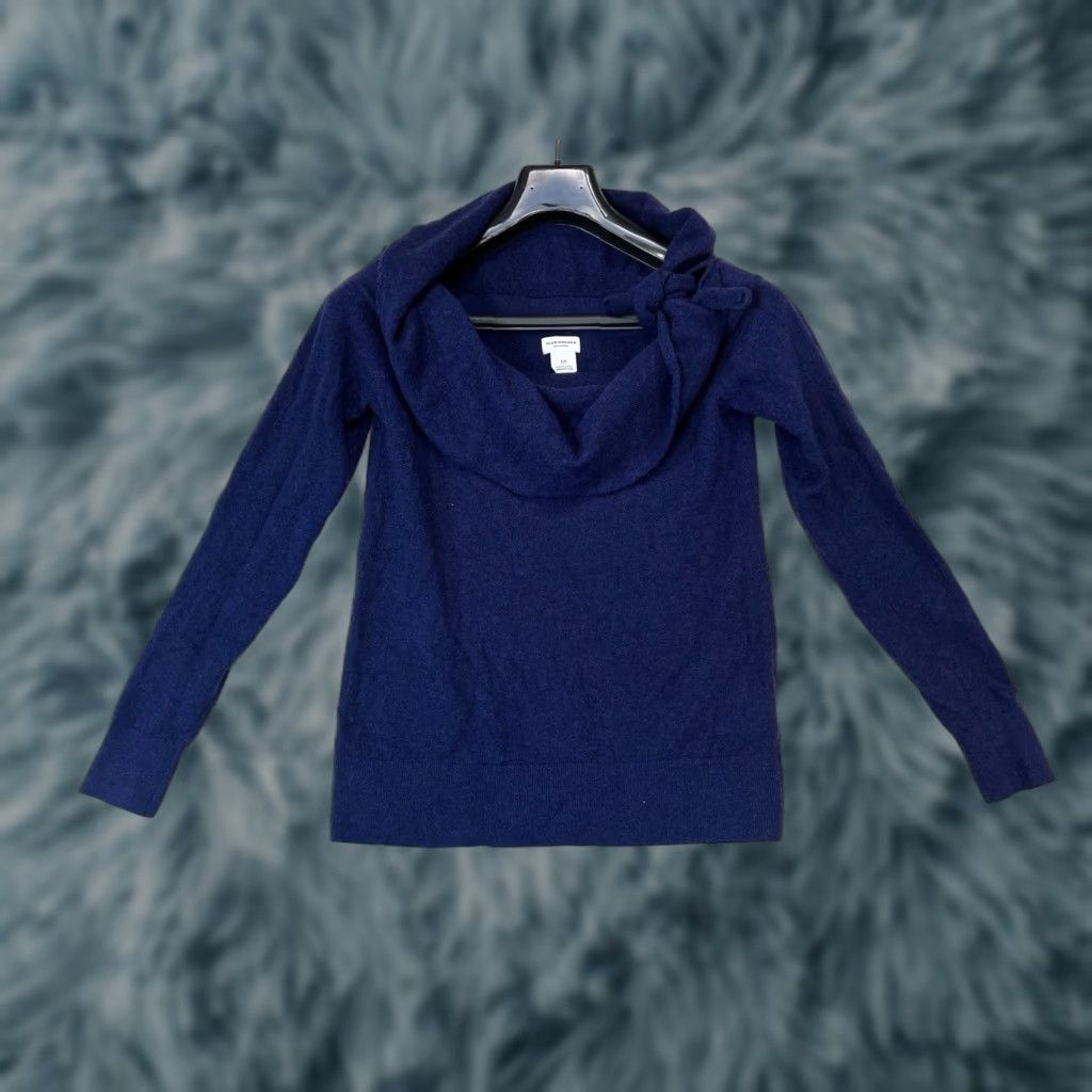 Club Monaco Club Monaco Sweater Blue Cashmere Mock Neck Women’s Size Small Size S / US 4 / IT 40 - 1 Thumbnail