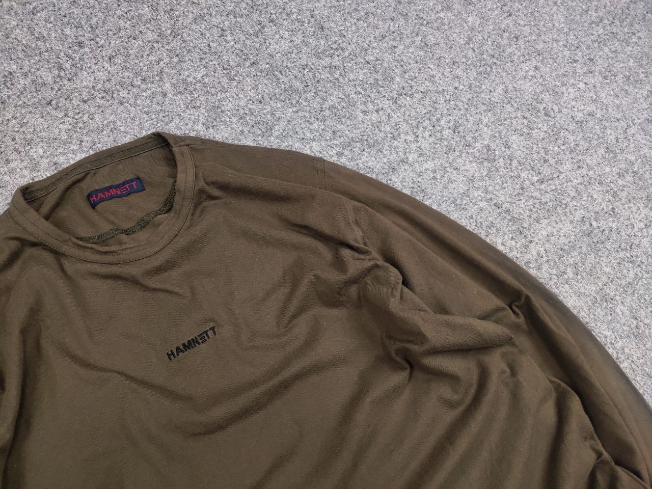 Katharine Hamnett London Katharine Hamnett Vintage long Sleeve Center Logo Olive Size US M / EU 48-50 / 2 - 7 Thumbnail