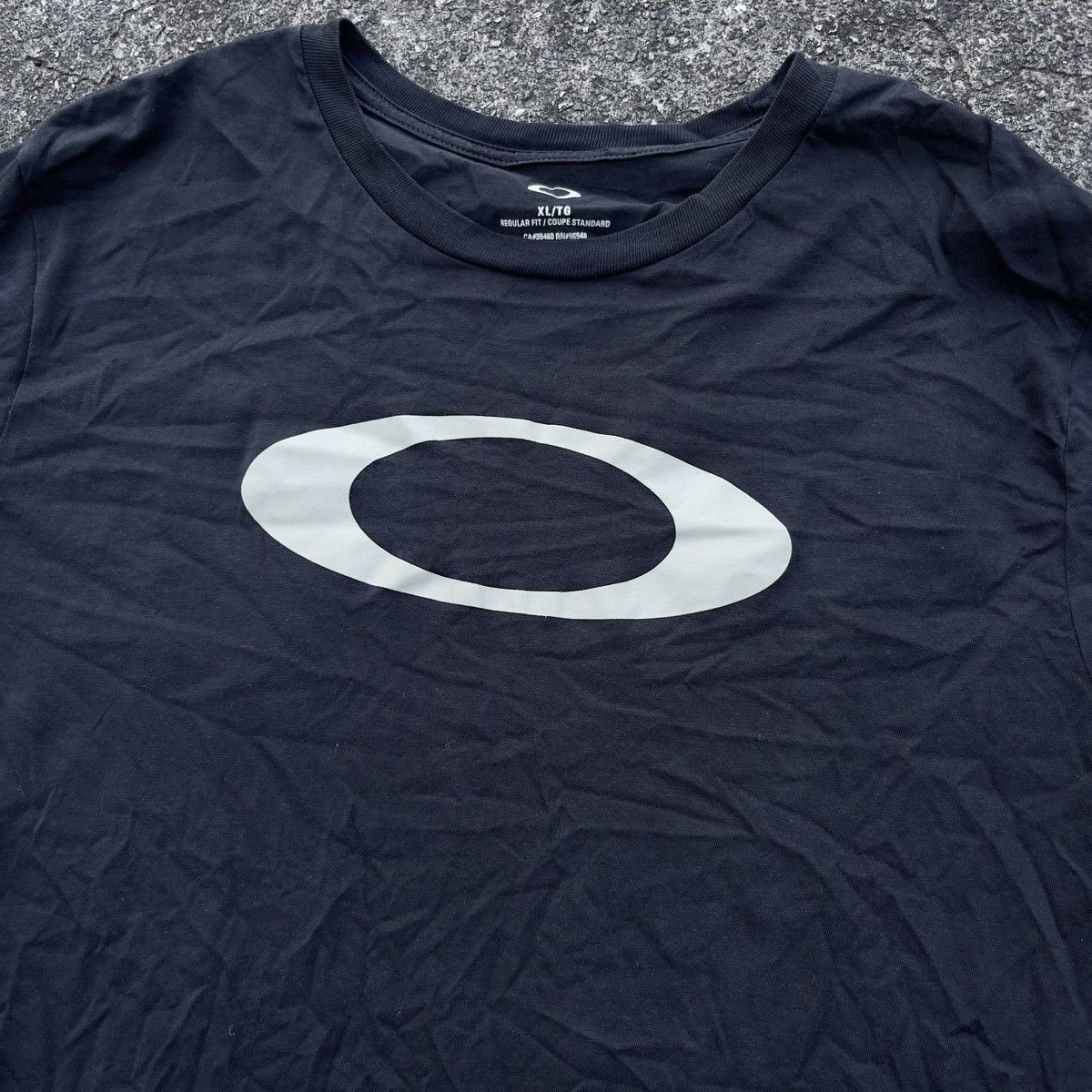 Oakley × Vintage Vintage Y2K OAKLEY Software Big O Logo Shirt Size US XL / EU 56 / 4 - 2 Thumbnail
