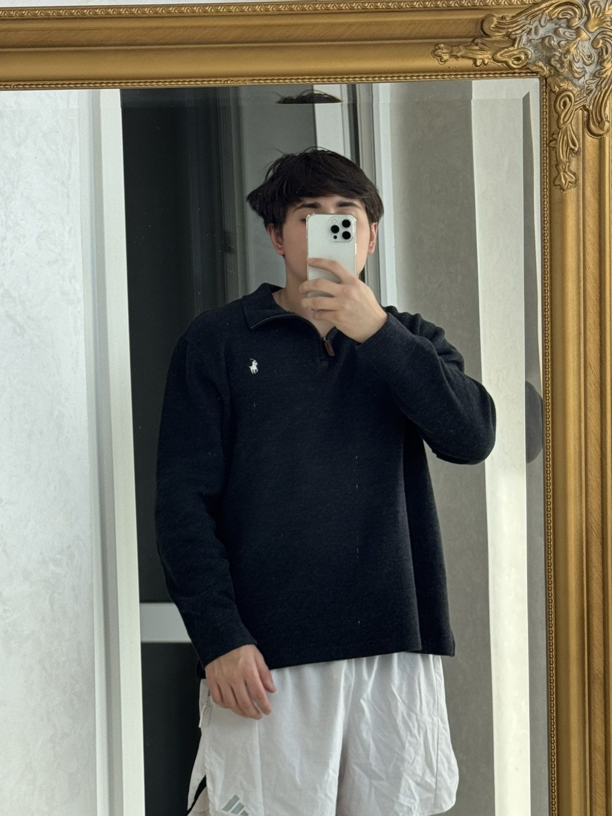 Polo Ralph Lauren Vintage Polo Ralph Lauren 1/3 Zip Cotton Sweatshirt Size L Size US L / EU 52-54 / 3 - 14 Thumbnail