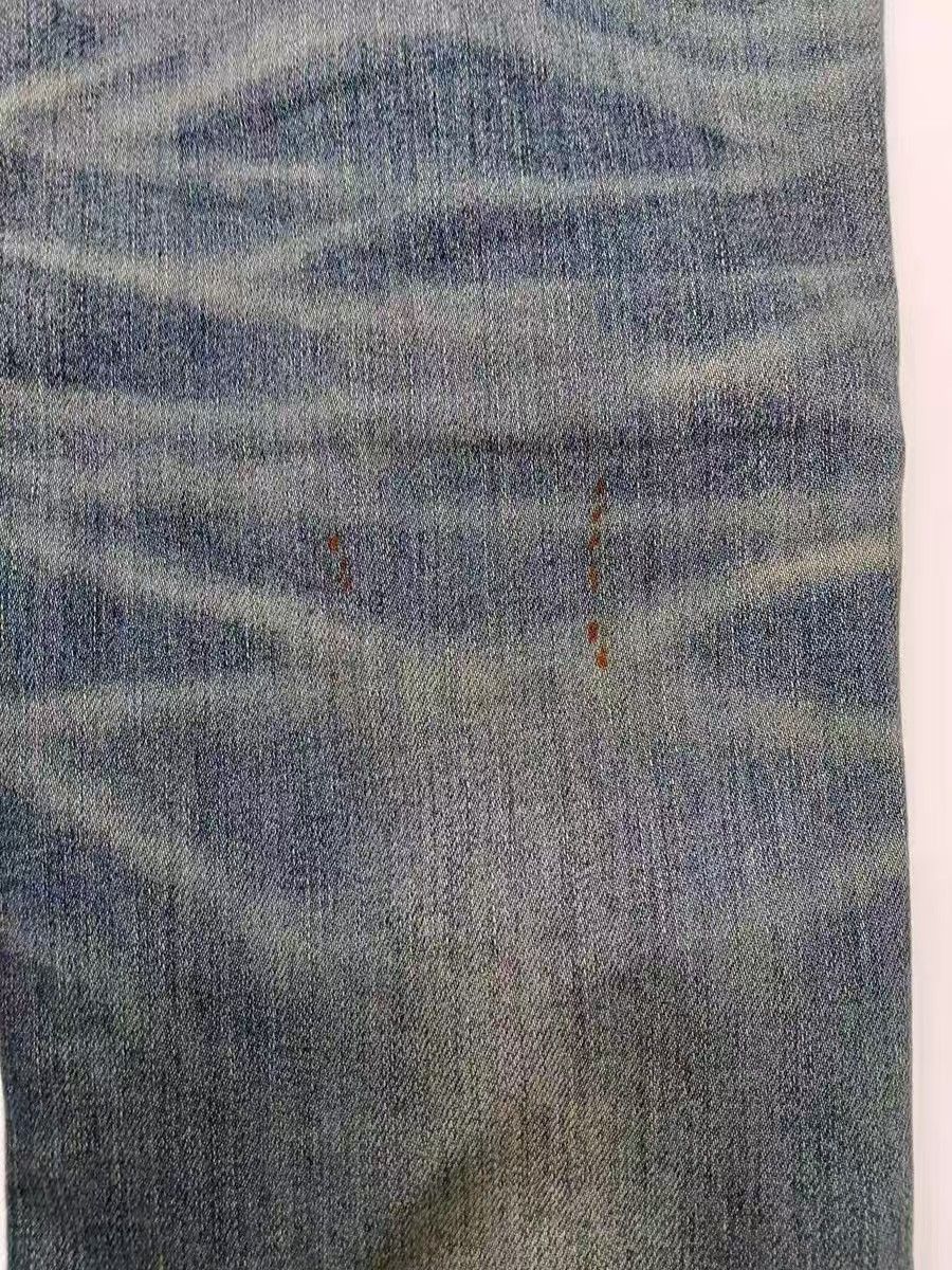 Amiri Amiri Size 32 Blue cattle jeans with holes in their knees Size US 32 / EU 48 - 2 Thumbnail