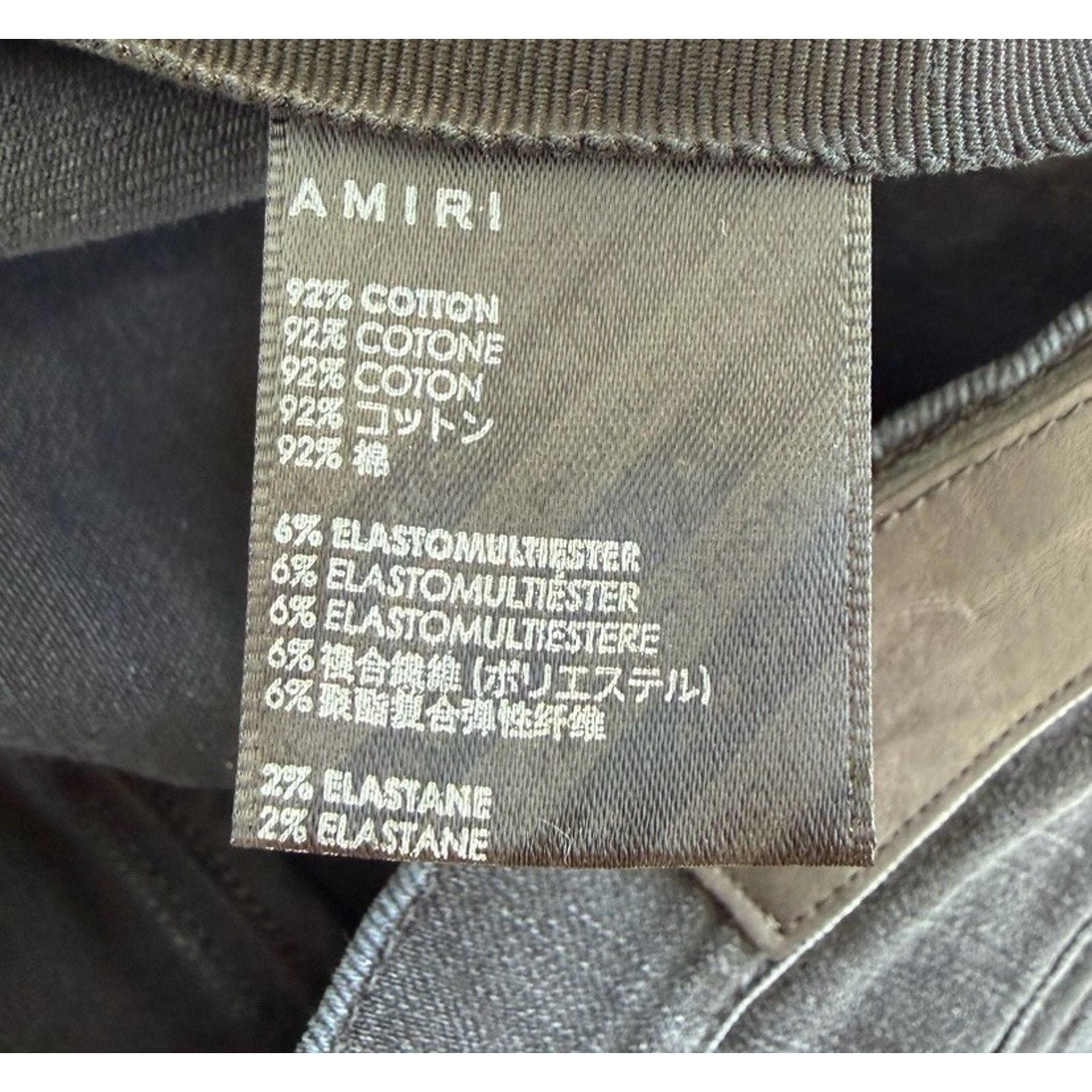 Amiri Size 34 - Amiri Aged Black MA Drip Jeans NEW/RETAIL $1,290 Size US 34 / EU 50 - 8 Thumbnail