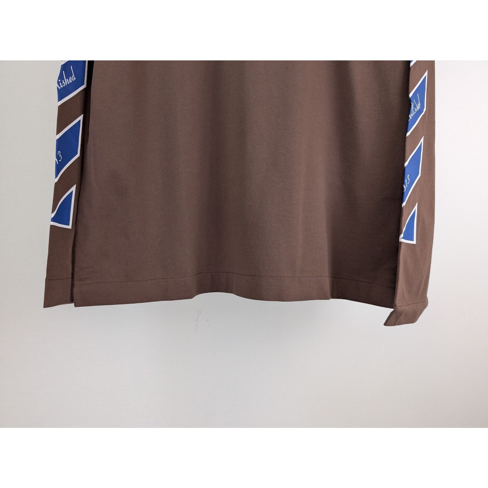 Off-White o1rshd1 23 Varsity Skate Long Sleeve Tee T-Shirt in Brown Size US XXL / EU 58 / 5 - 5 Thumbnail