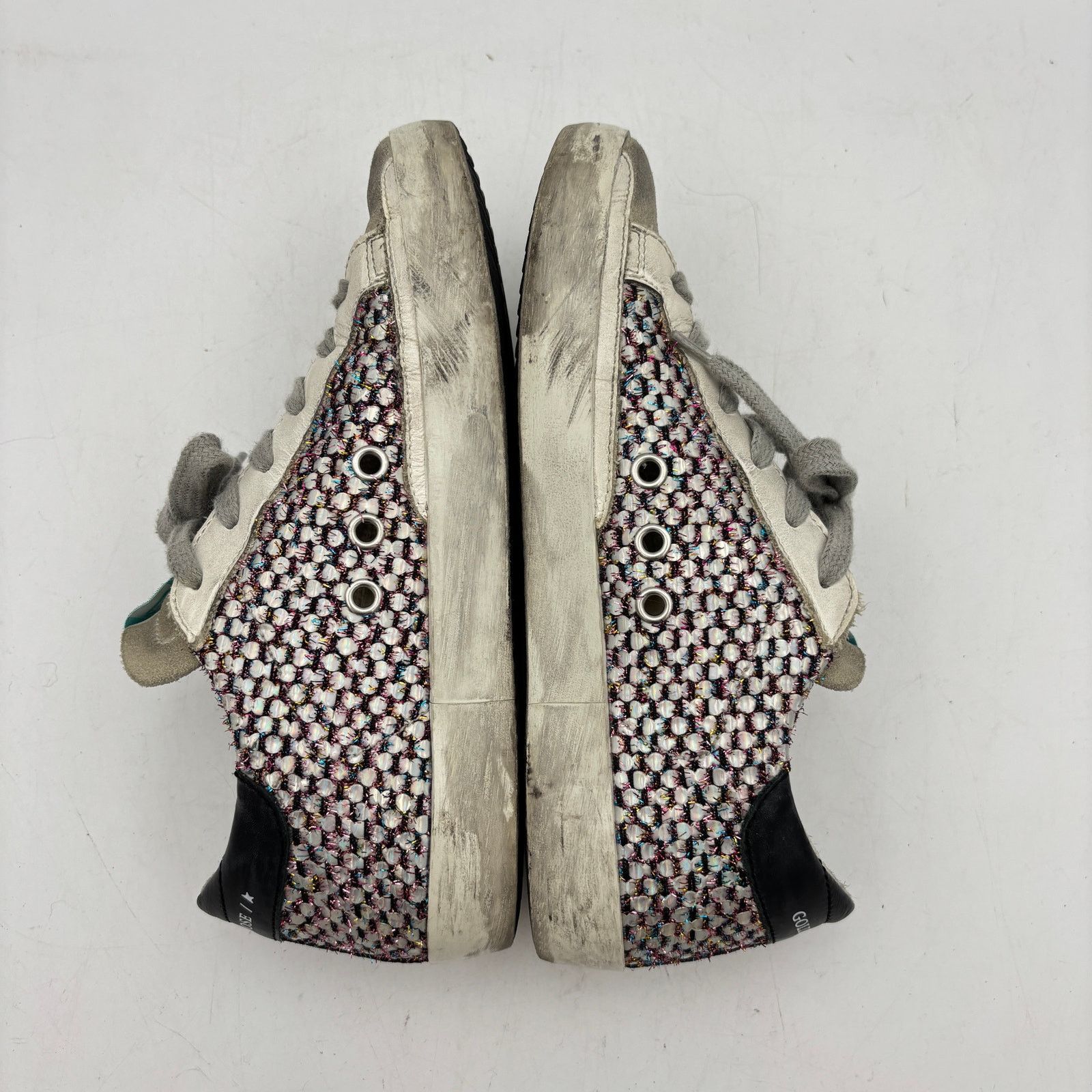 Golden Goose Golden Goose Superstar Metallic Tweed Shoes Women's 35 US 5 Size US 5 / IT 35 - 7 Thumbnail