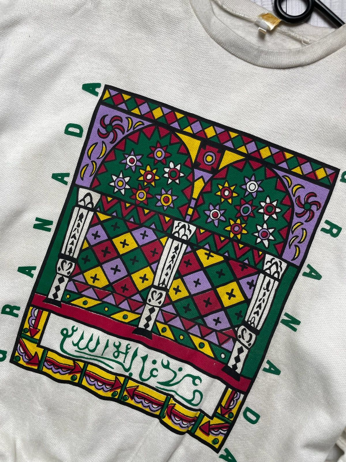 Vintage Vintage Granada university sweatshirt retro logo size XXL Size US XXL / EU 58 / 5 - 3 Thumbnail