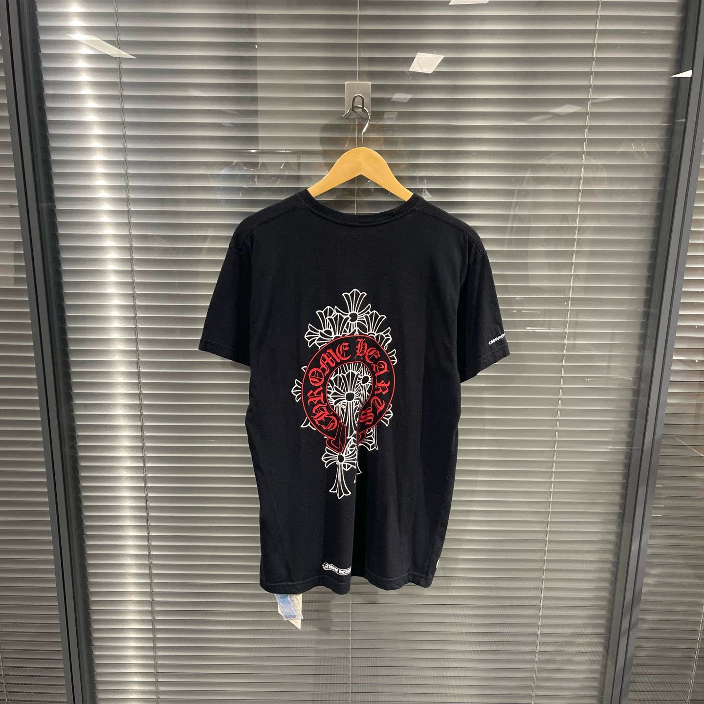Chrome Hearts CH Phantom Cross Red Horseshoe SS L 99 New Size US L / EU 52-54 / 3 - 1 Thumbnail
