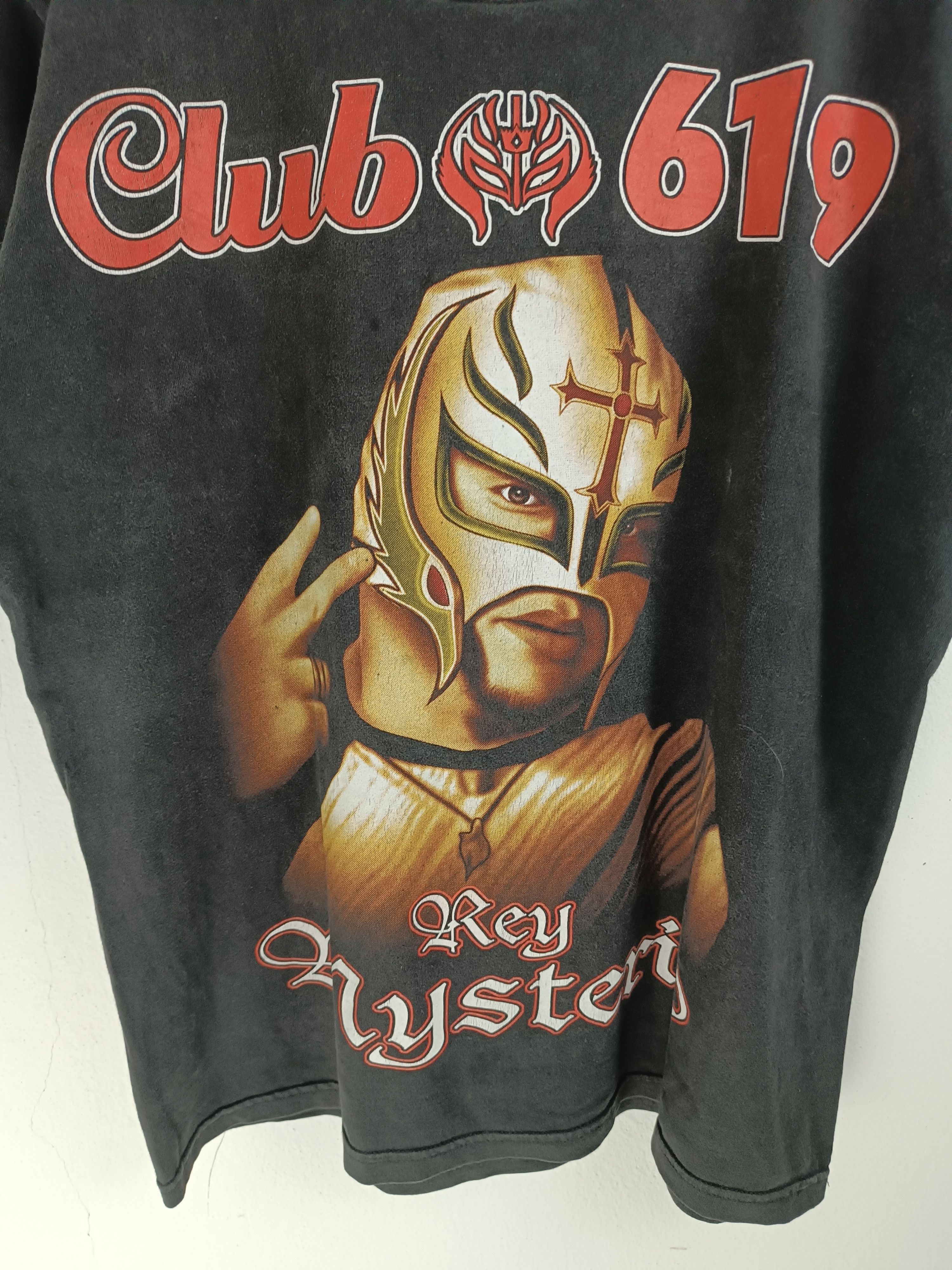 WWE VINTAGE Y2K REY MYSTERIO CLUB 619 OVERPRINT STYLE VERY RARE Size US M / EU 48-50 / 2 - 7 Thumbnail