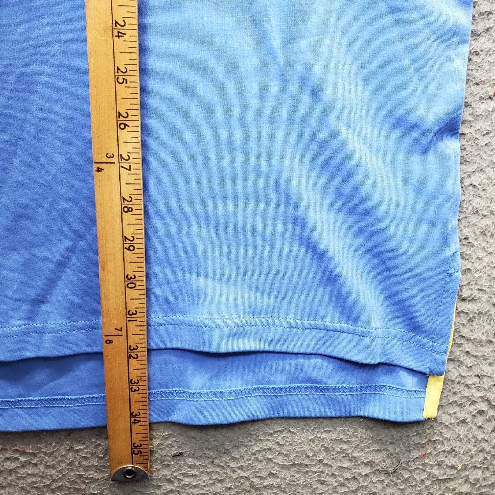 Vintage US Polo Assn. Polo Shirt Men 2XL Blue Cotton Classic Fit High Low Slit Pony Logo Shirt Mens Size US XXL / EU 58 / 5 - 3 Thumbnail
