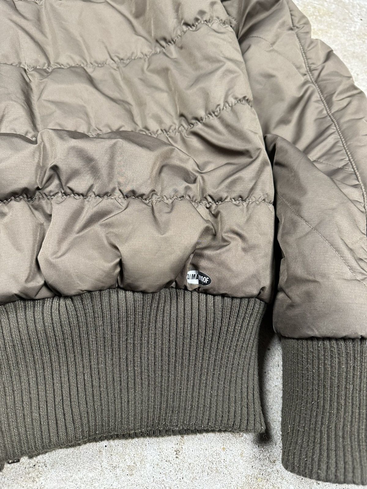 Adidas × Vintage Vintage Y2K Brown Adidas Hooded Bomber Jacket Utility Size US S / EU 44-46 / 1 - 11 Thumbnail
