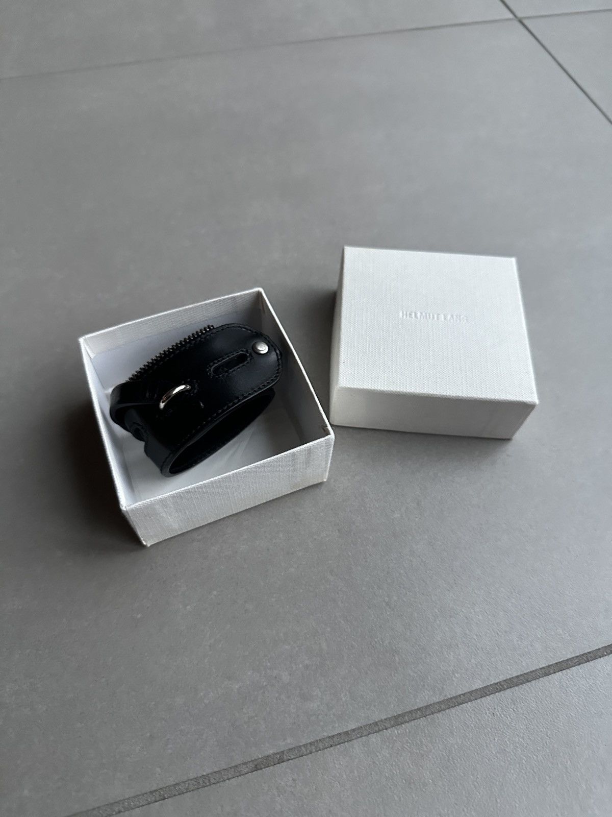 Helmut Lang Helmut Lang circa 01-05 leather zipper bracelet Size ONE SIZE - 3 Thumbnail