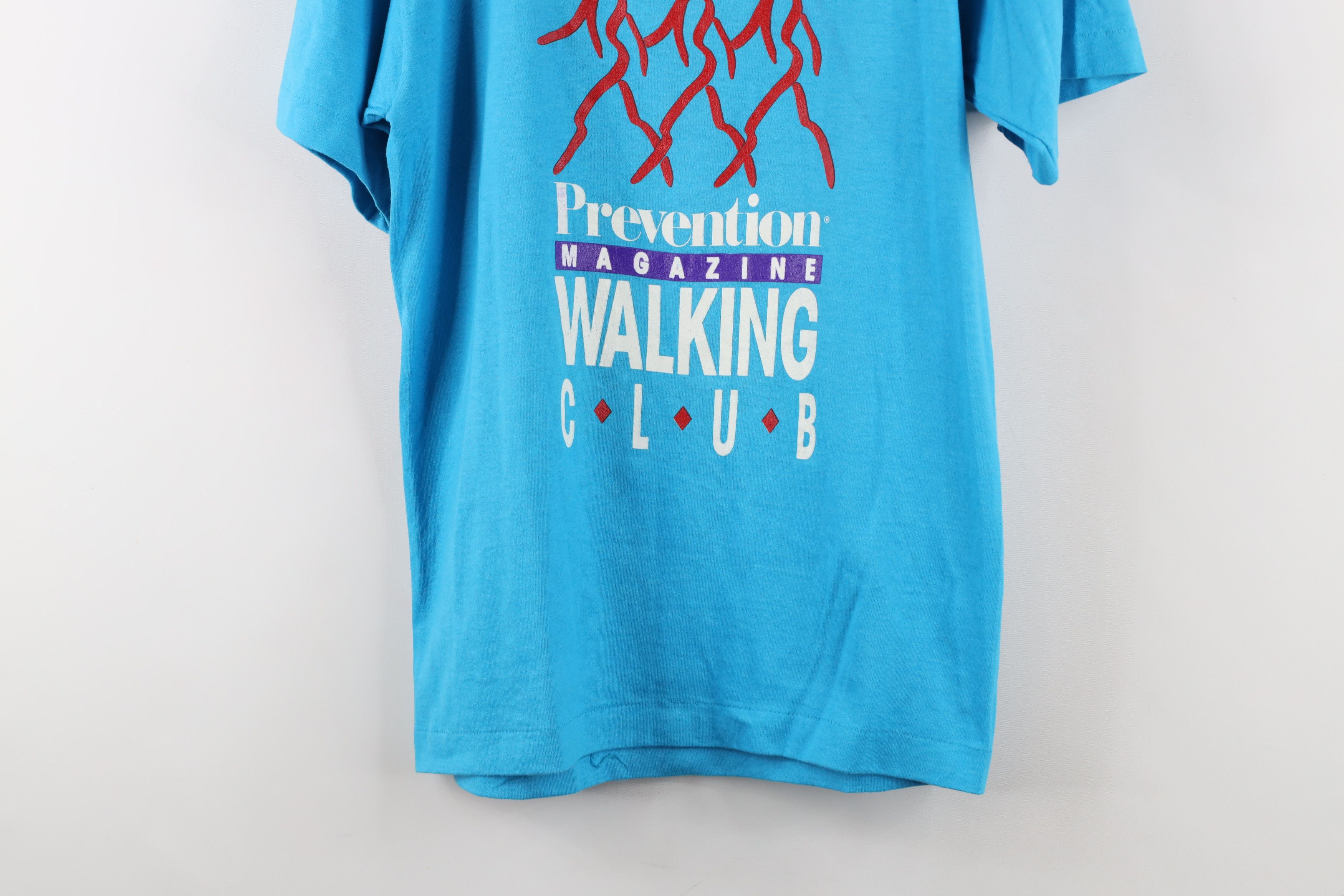 Vintage Vintage 90s Prevention Magazine Walking Club T-Shirt USA Size S / US 4 / IT 40 - 3 Thumbnail