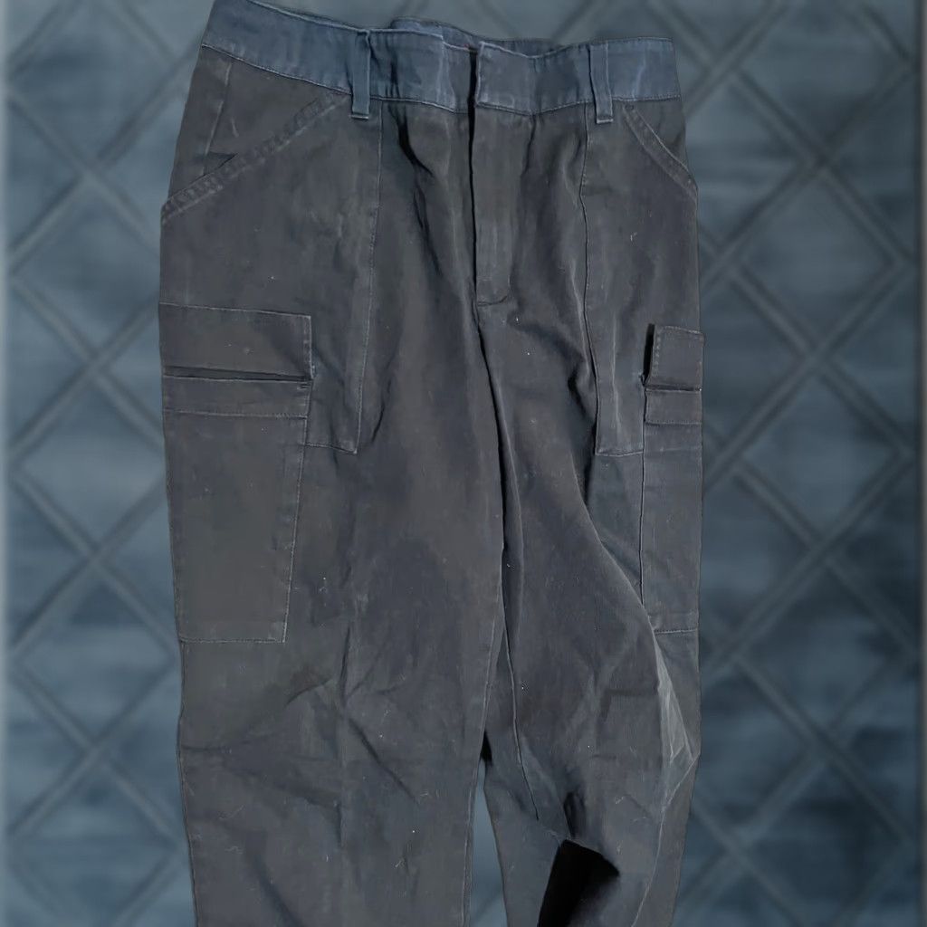 Gloria Vanderbilt Gloria Vanderbilt Women's Black Cargo Pants 10 Size 32" / US 10 / IT 46 - 1 Thumbnail