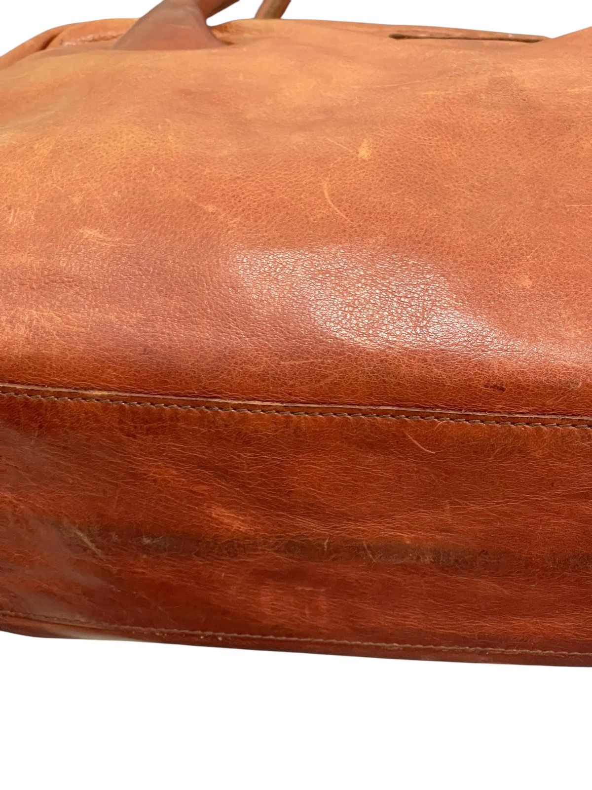 Genuine Leather Full Leather Genten Japan Tote Shoulder Bag 1🟩9 Size ONE SIZE - 9 Thumbnail