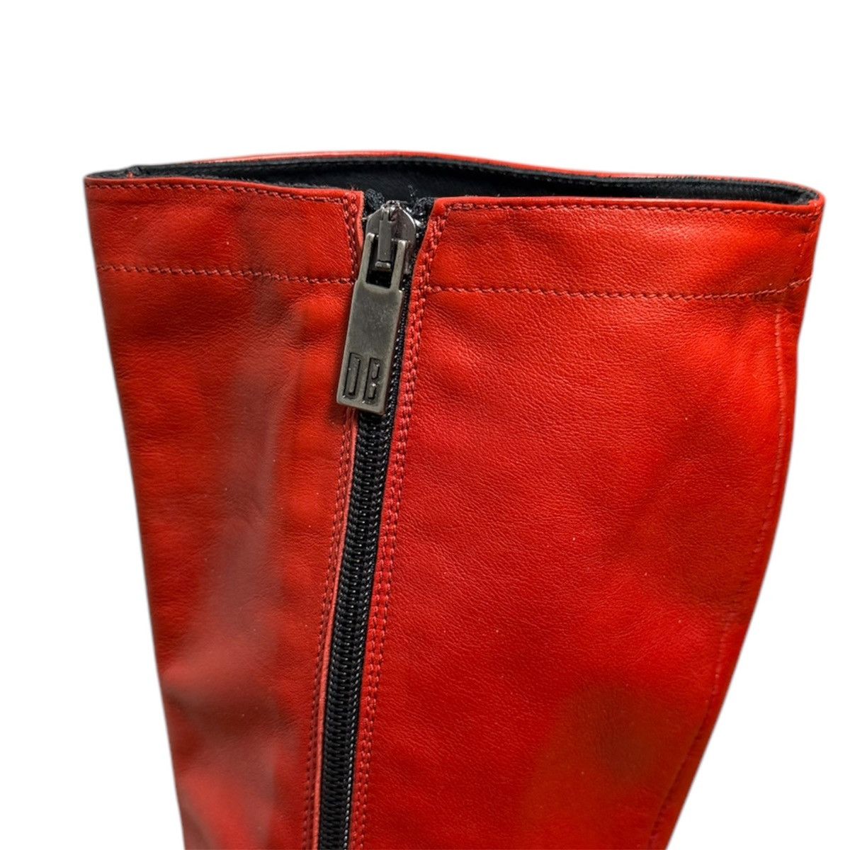 Dirk Bikkembergs Dirk Bikkembergs red leather boots metal logo Size US 6 / IT 36 - 7 Thumbnail