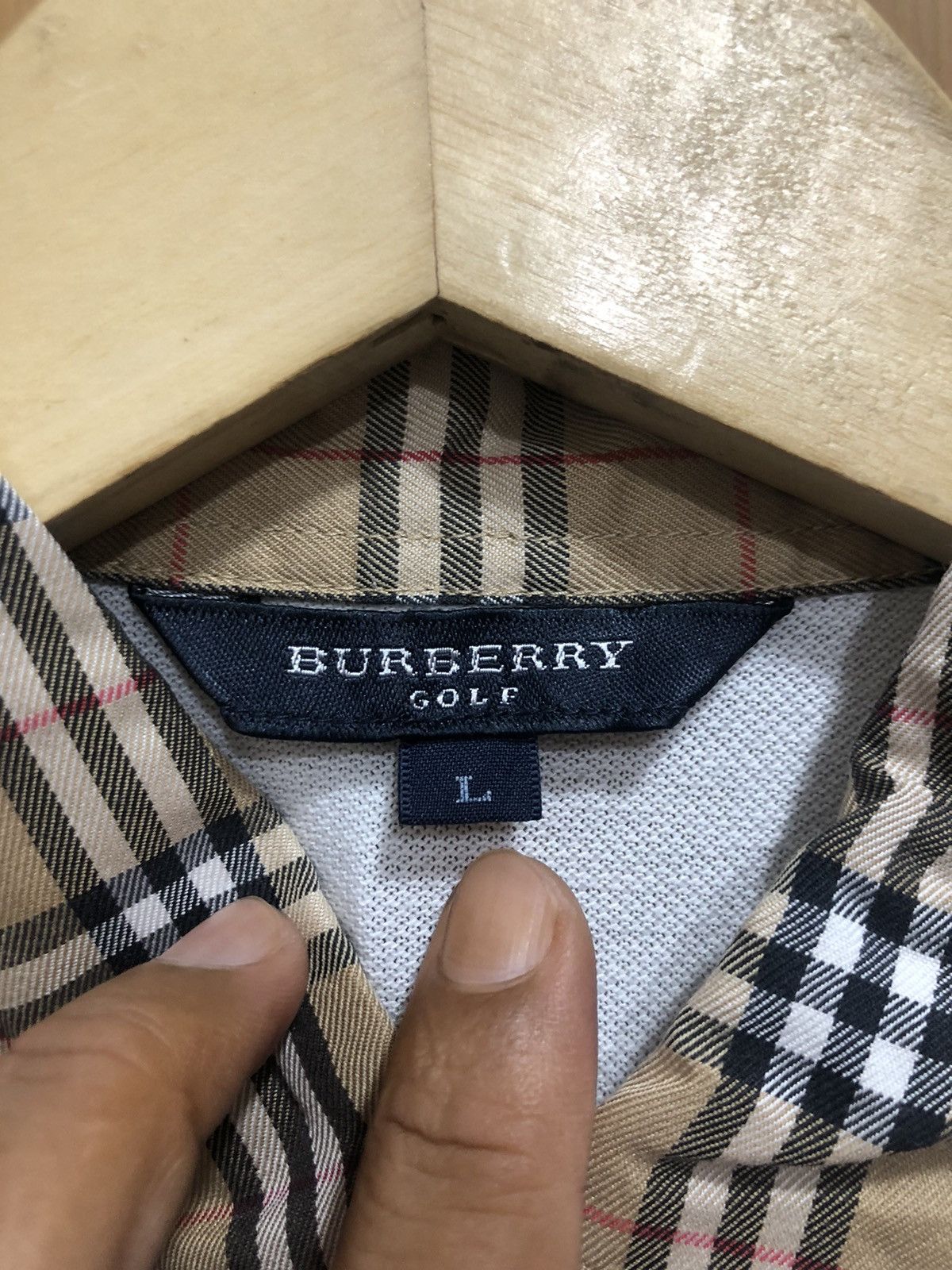 Burberry Burberry Nova Check Poloshirt Size US L / EU 52-54 / 3 - 4 Thumbnail
