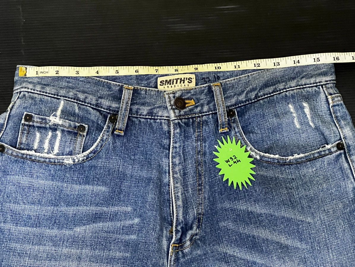 Smith's American × Vintage 🔥HOT DROPS🔥Japanese Brand Smith American Patch Work Denim Size US 32 / EU 48 - 10 Thumbnail