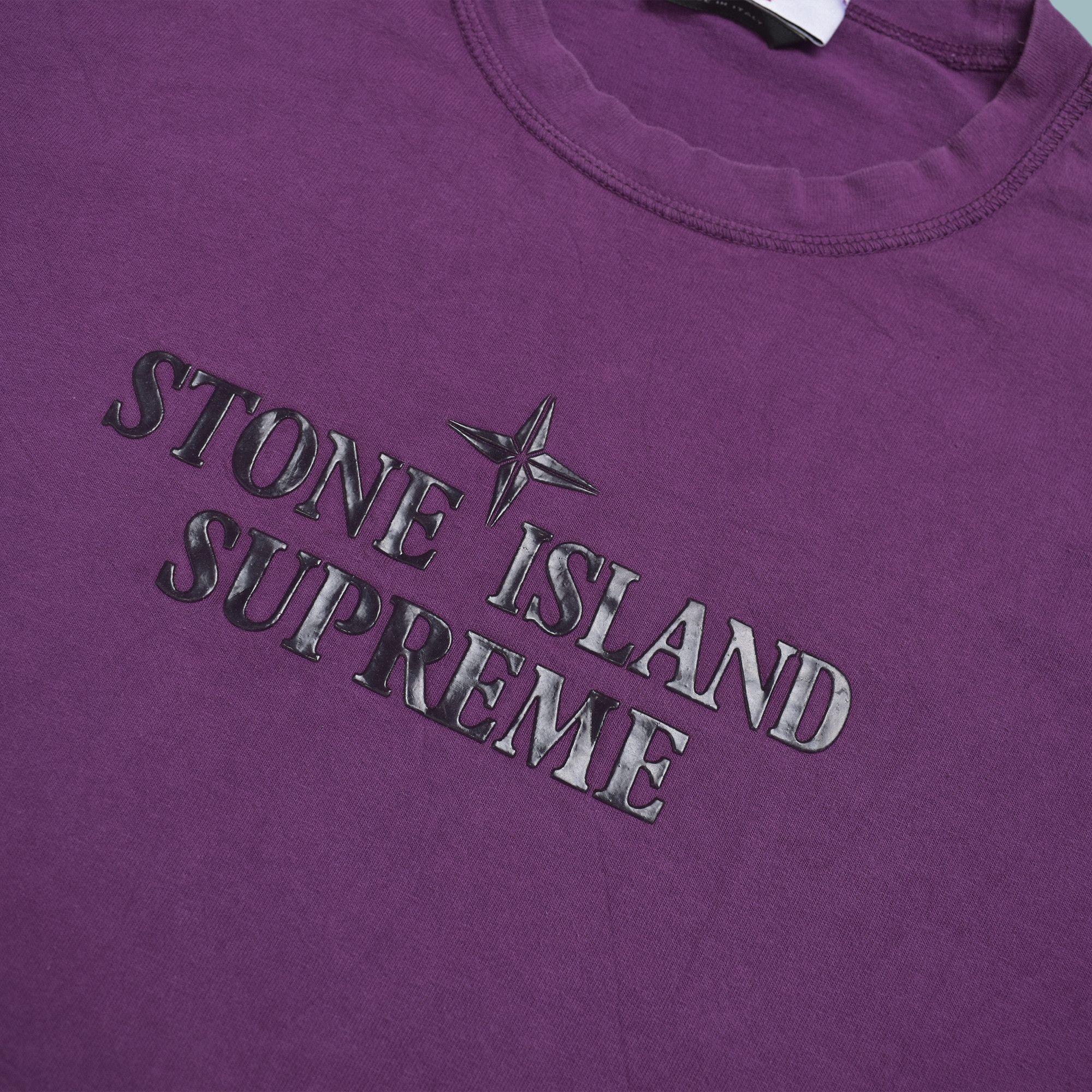 Stone Island × Supreme SUPREME X STONE ISLAND PURPLE SS22 T SHIRT M Size US M / EU 48-50 / 2 - 1 Thumbnail