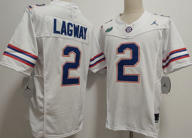 Other Men's Florida Gators #2 DJ Lagway White Jersey Size US L / EU 52-54 / 3 - 1 Thumbnail