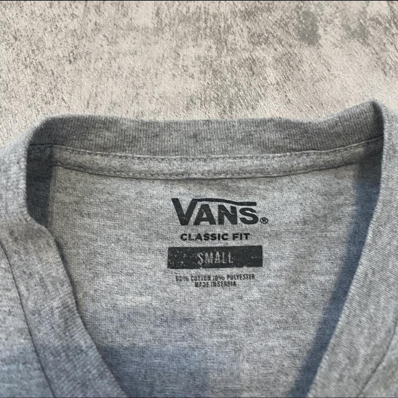 Vans Grey and black Vans cotton t-shirt #skater Size US S / EU 44-46 / 1 - 4 Thumbnail