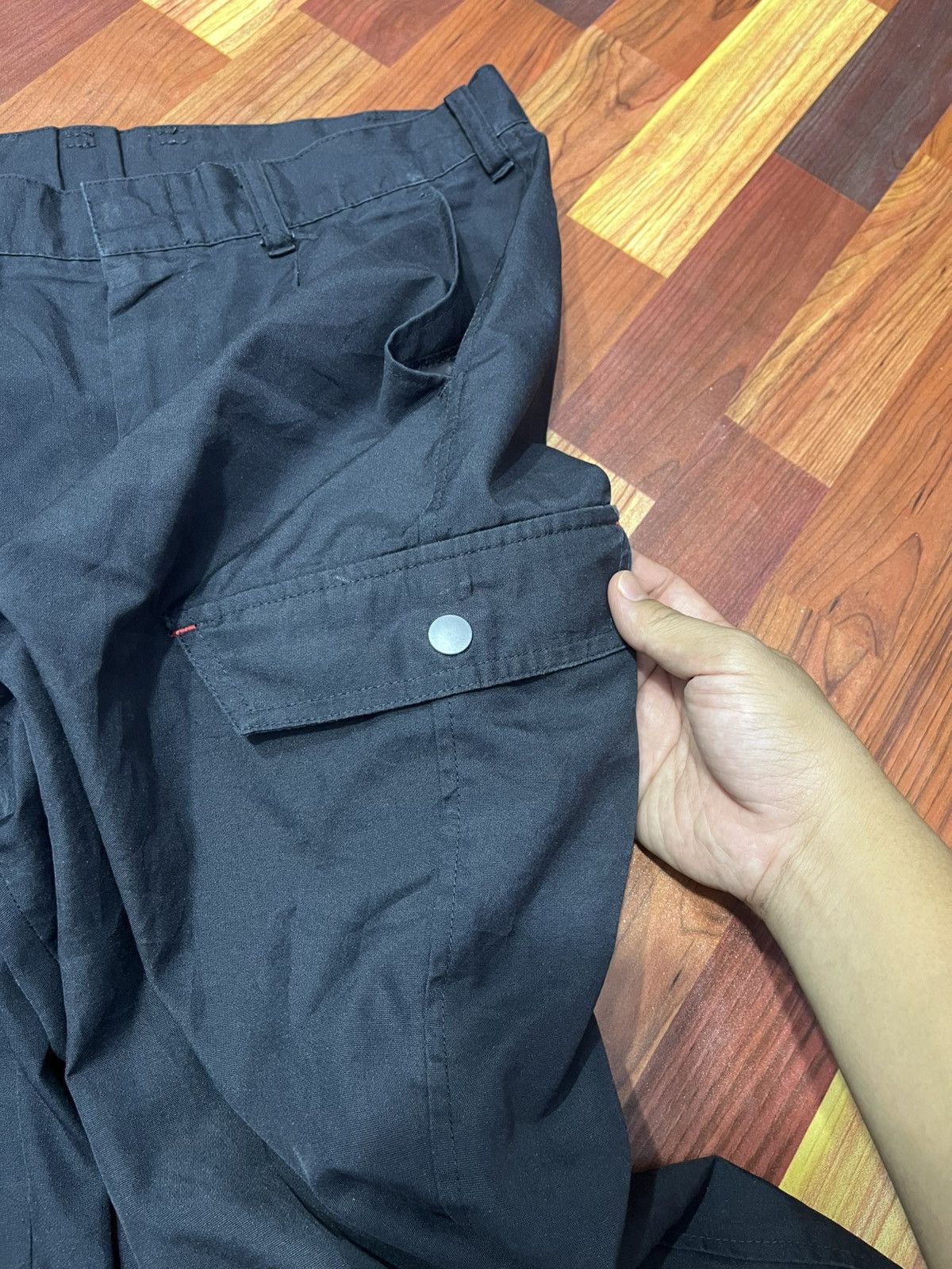 Kansai Yamamoto Kansai Uniform Cargo Pants Black Tactical Work Size US 30 / EU 46 - 5 Thumbnail