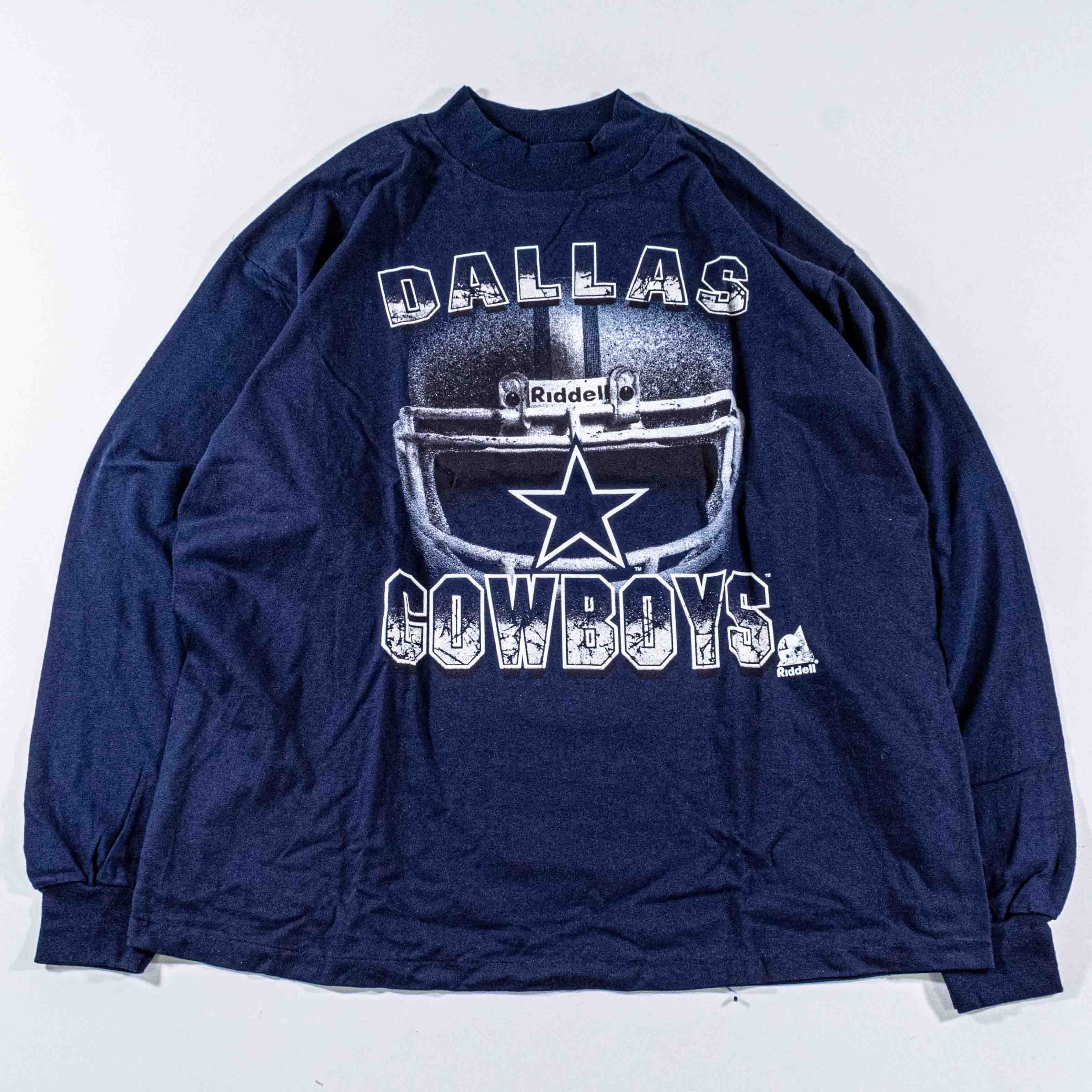 Riddell Dallas Cowboys Riddell Helmet Shirt Long Sleeve 90s NFL Logo Size US XXL / EU 58 / 5 - 1 Thumbnail