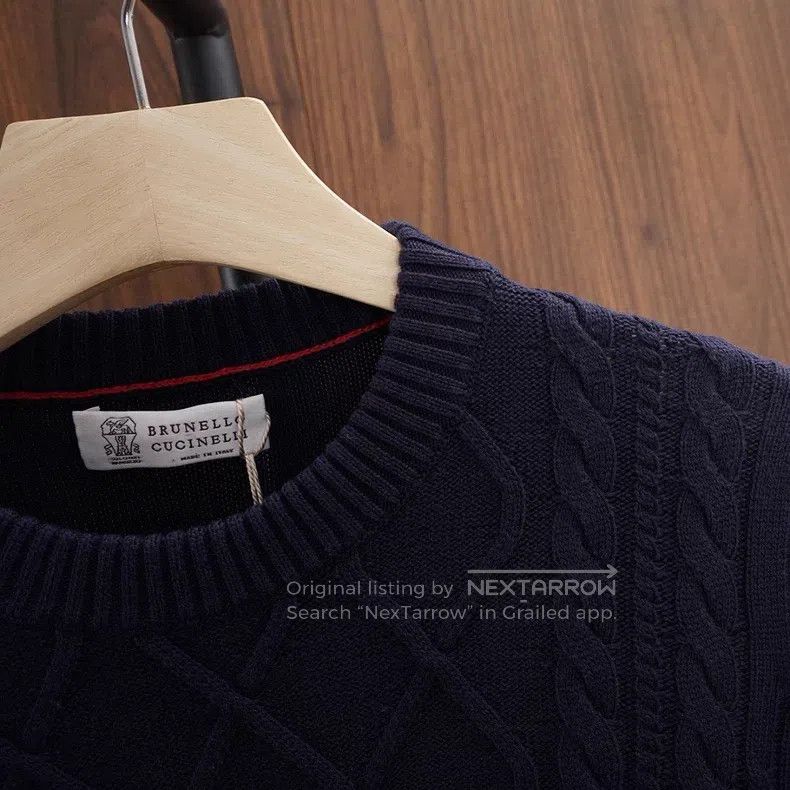 Brunello Cucinelli Brunello Cucinelli Men's Knit Sweater Size US S / EU 44-46 / 1 - 3 Thumbnail