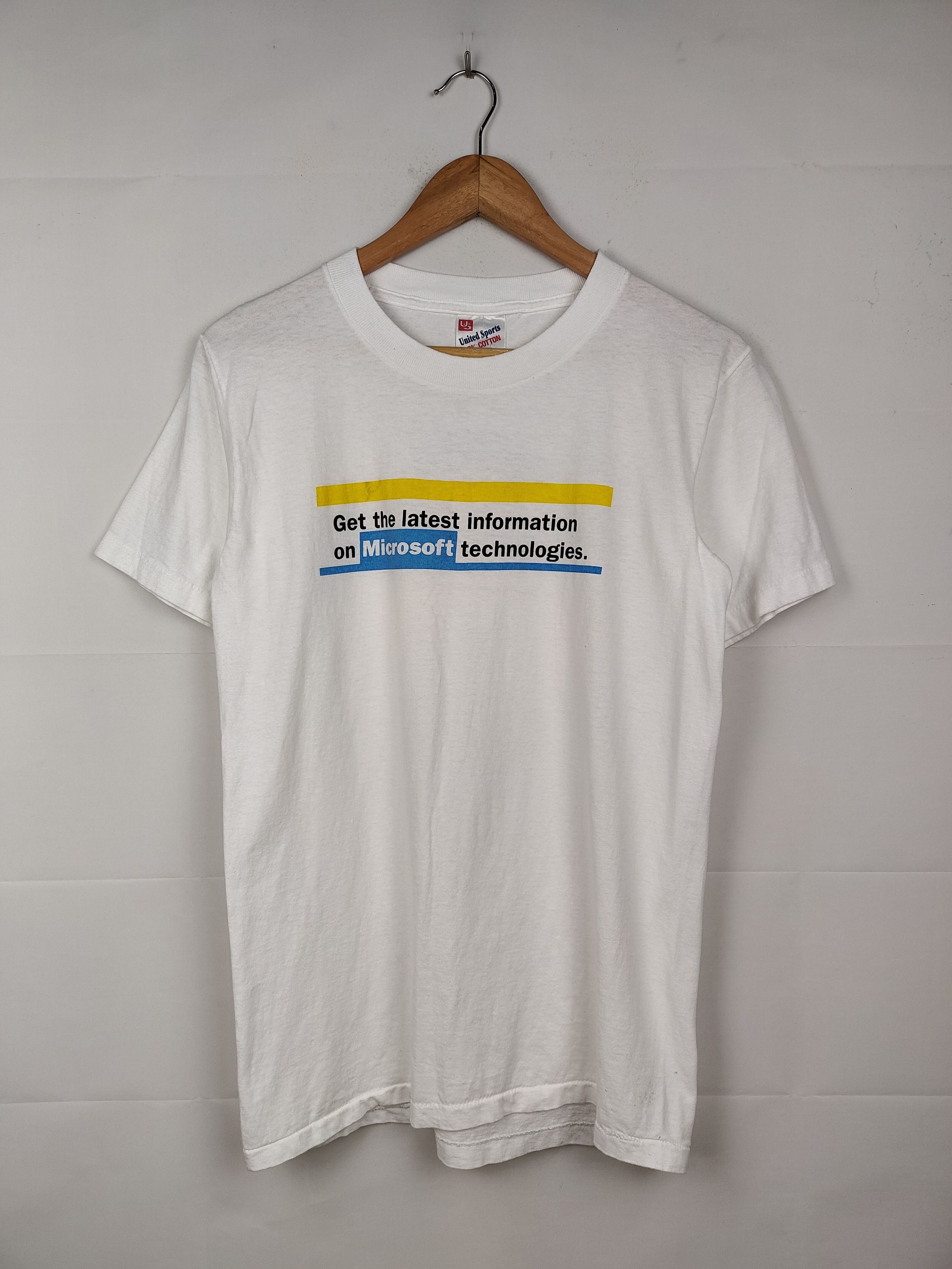 Microsoft × Vintage Vintage 90s Microsoft Shirt Size US S / EU 44-46 / 1 - 2 Thumbnail