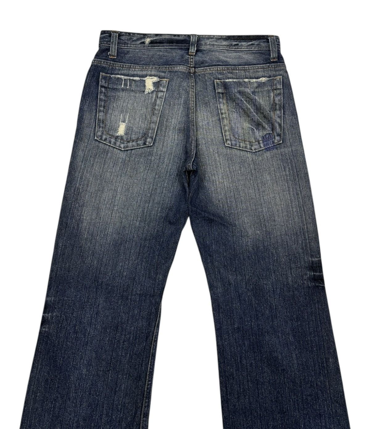 Hysteric Glamour 💥RARE💥BAGGY FLARED JEANS NYLAUS JAPANESE FLARE DENIM JEANS Size US 34 / EU 50 - 5 Thumbnail