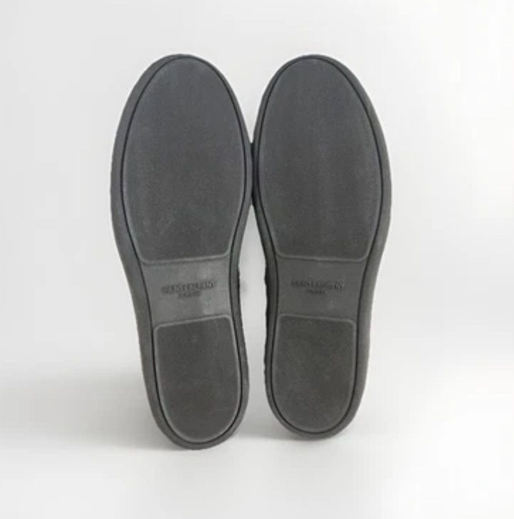 Saint Laurent YSL Leather Studded Accents Sneakers