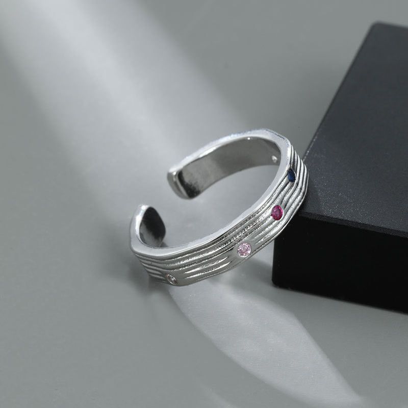 Jewelry Men's Vintage Light Luxury Index Finger Ring Size ONE SIZE - 2 Thumbnail