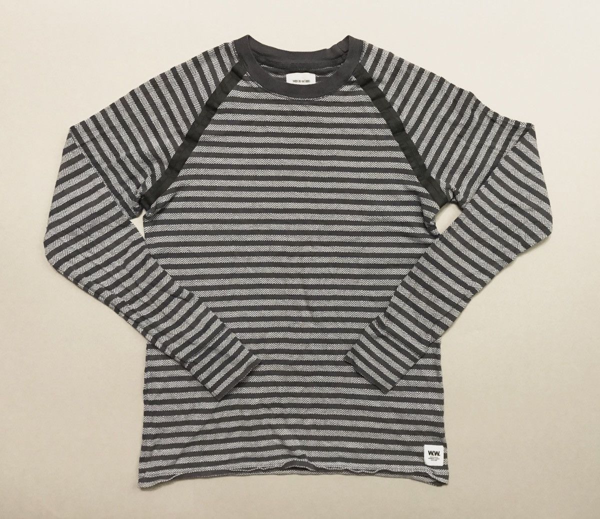 Other Wood Wood Men Longsleeve Size S Striped Raglan Shirt Size US S / EU 44-46 / 1 - 3 Thumbnail