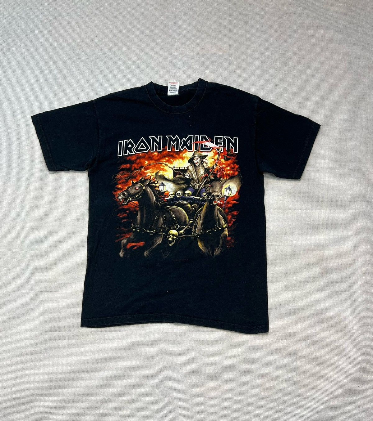 Band Tees × Iron Maiden × Vintage Tshirt Iron Maiden Vintage Print Black Size US S / EU 44-46 / 1 - 2 Thumbnail