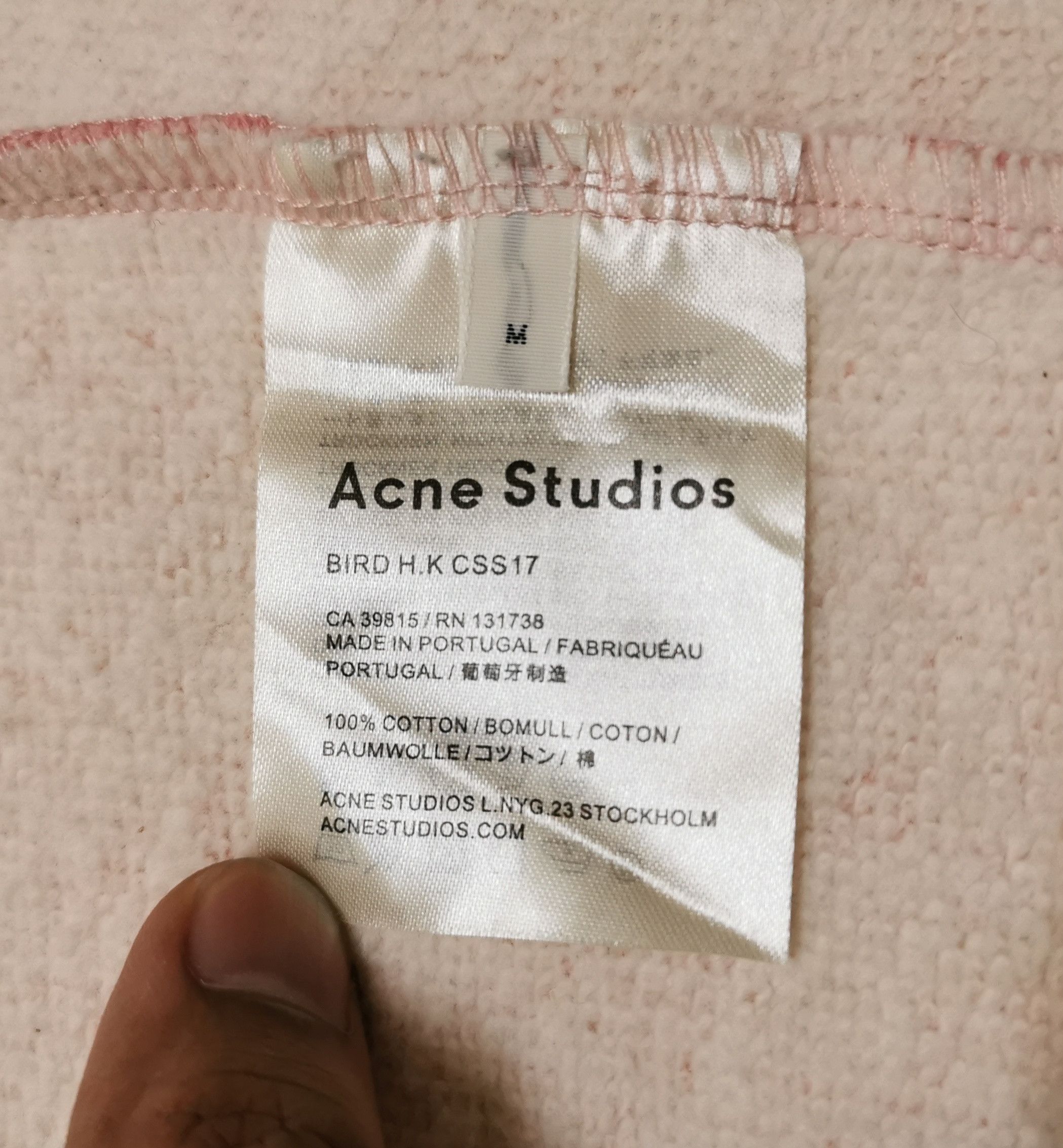 Japanese Brand Custom Acne Studios Sweatshirts Size US M / EU 48-50 / 2 - 12 Thumbnail