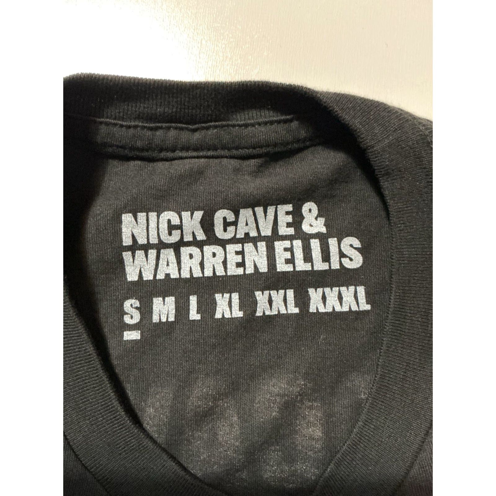 Vintage Nick Cave & Warren Ellis Carnage Tour 2022 Black Graphic Official Merch T-Shirt S Mens Small Size US S / EU 44-46 / 1 - 7 Thumbnail