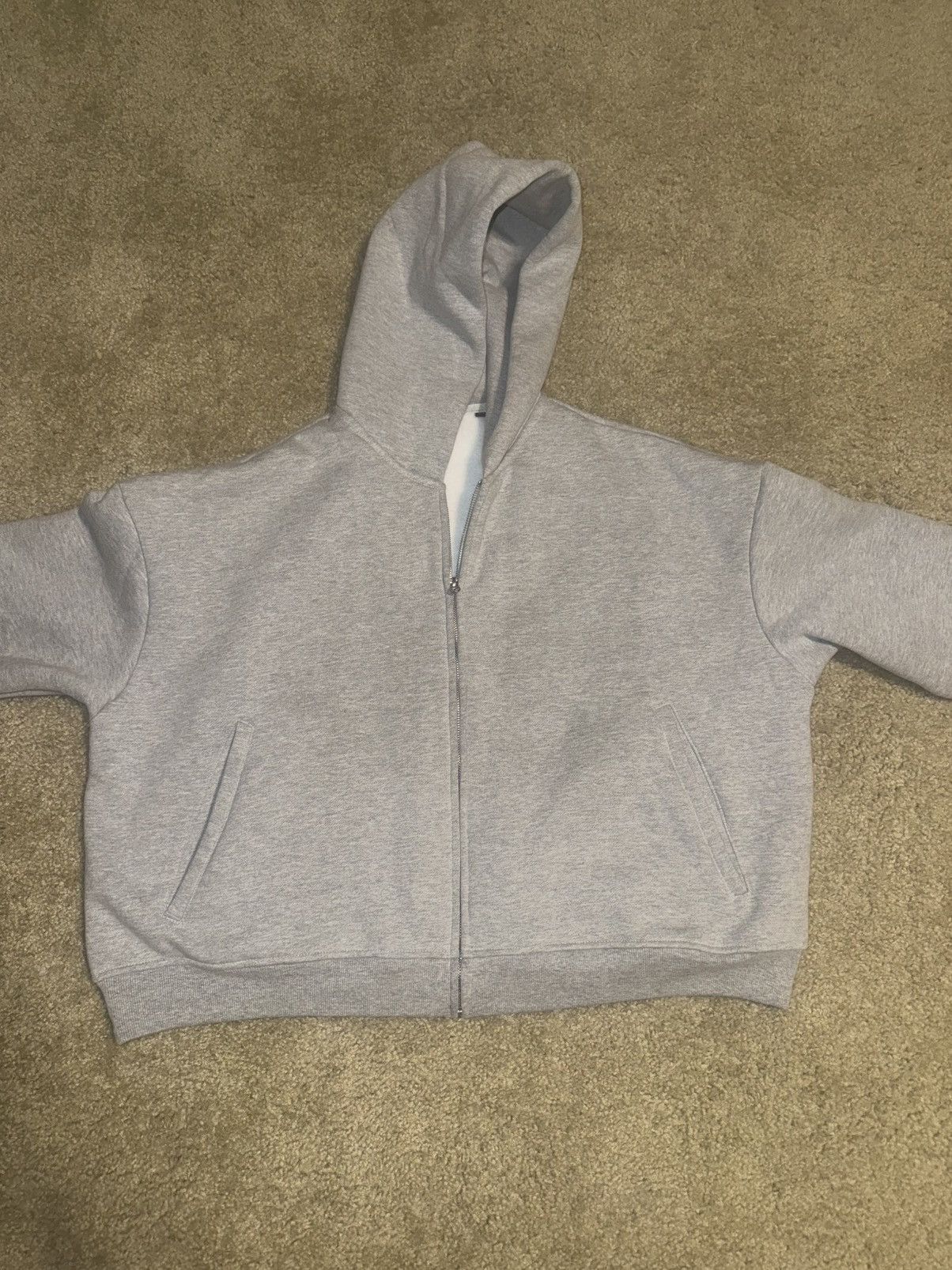 HMDD HMDD Heather Grey Blank Men's Zip Up Hoodie Size US XS / EU 42 / 0 - 3 Thumbnail