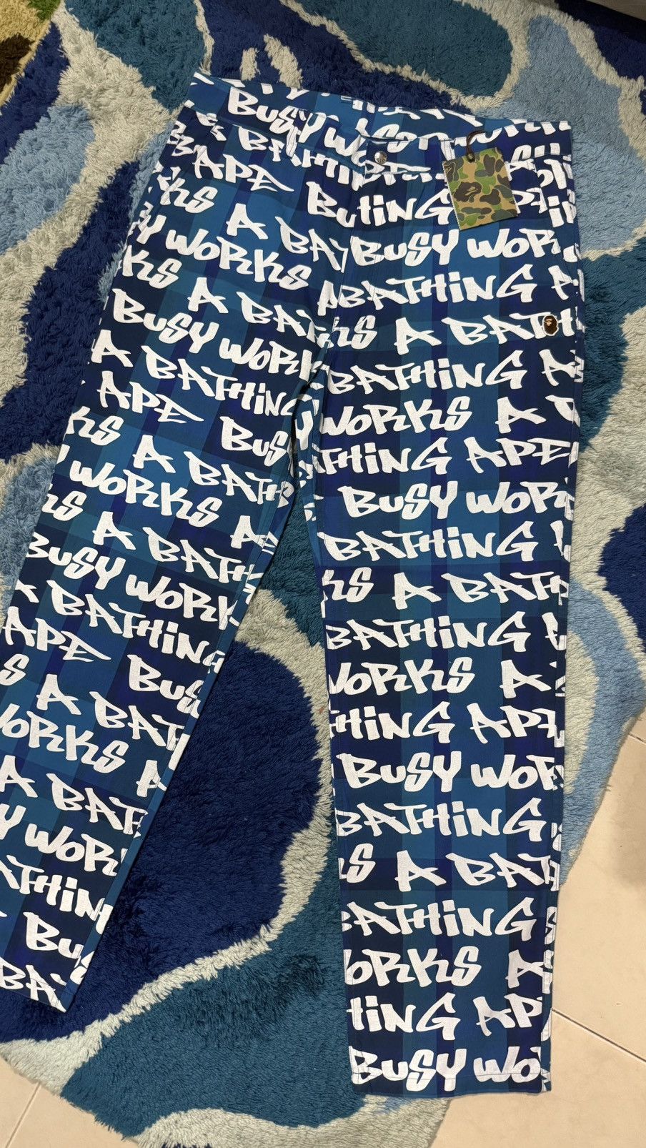 Bape Bape Graffiti Pants Size US 36 / EU 52 - 1 Thumbnail